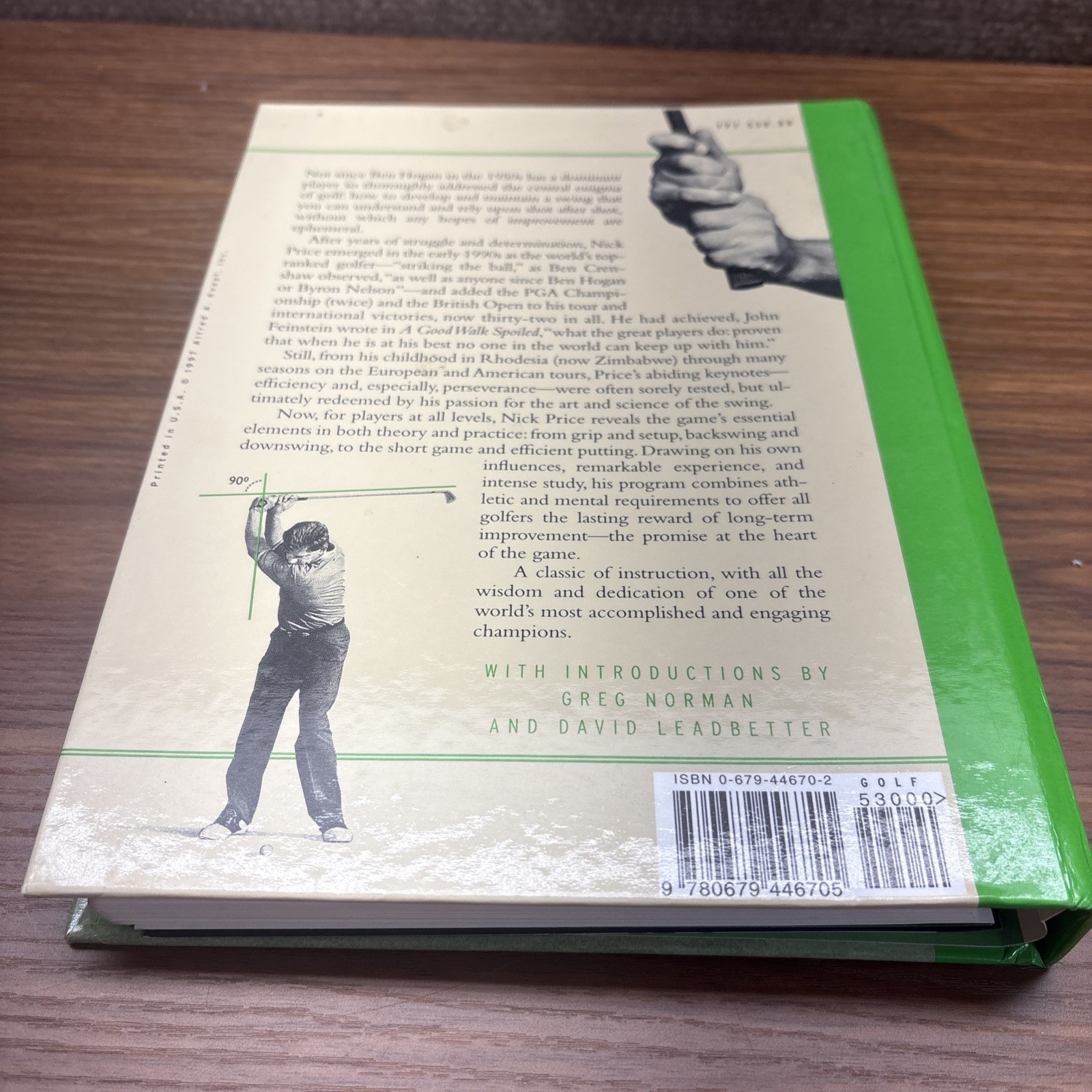 Bundle 4 Classic GOLF Instruction Book Mixed Lot Manuel De La Torre Nick Price