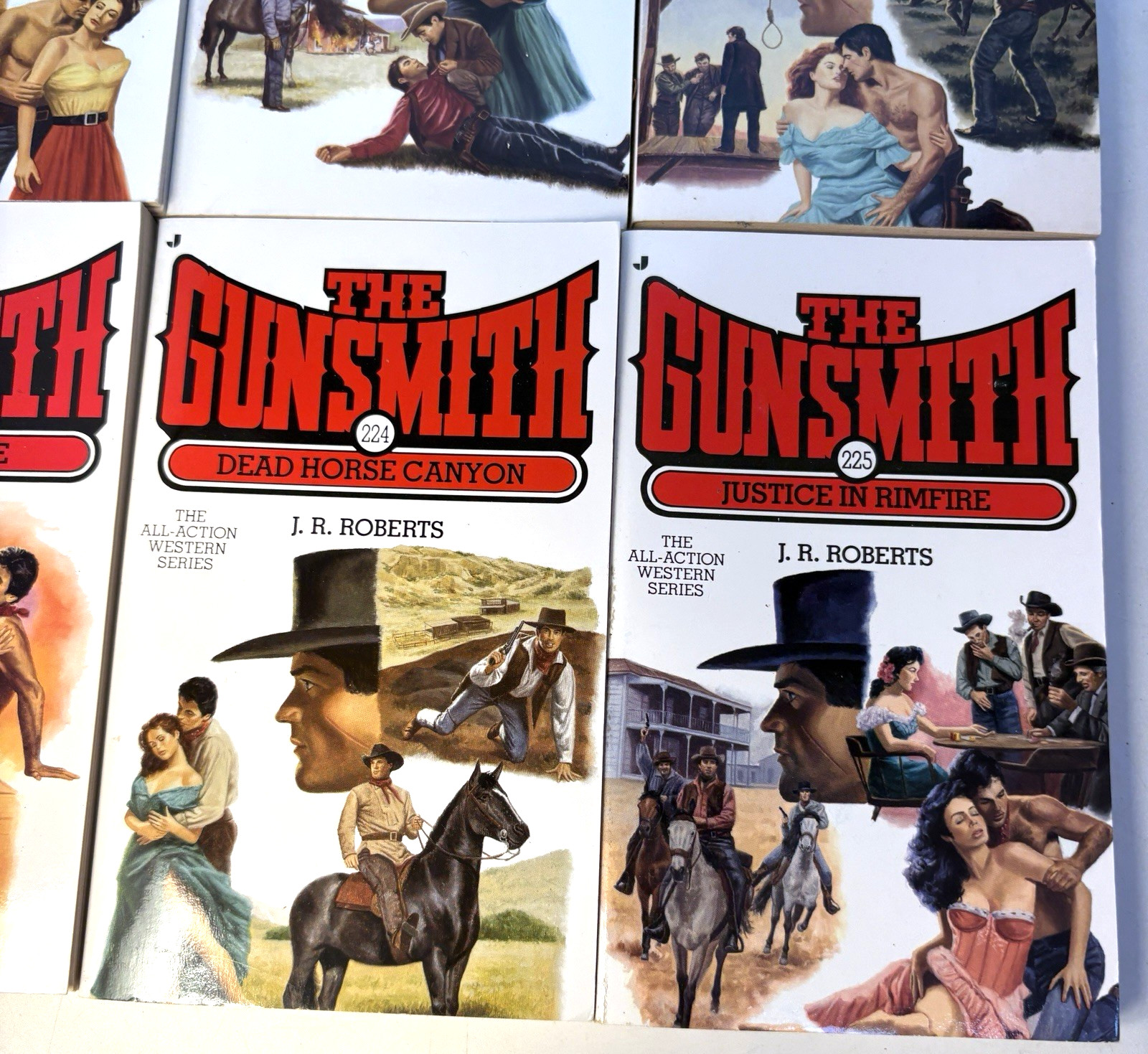 The Gunsmith Series – JR Roberts Lot of 9 Western Vols. #220-229 No 228