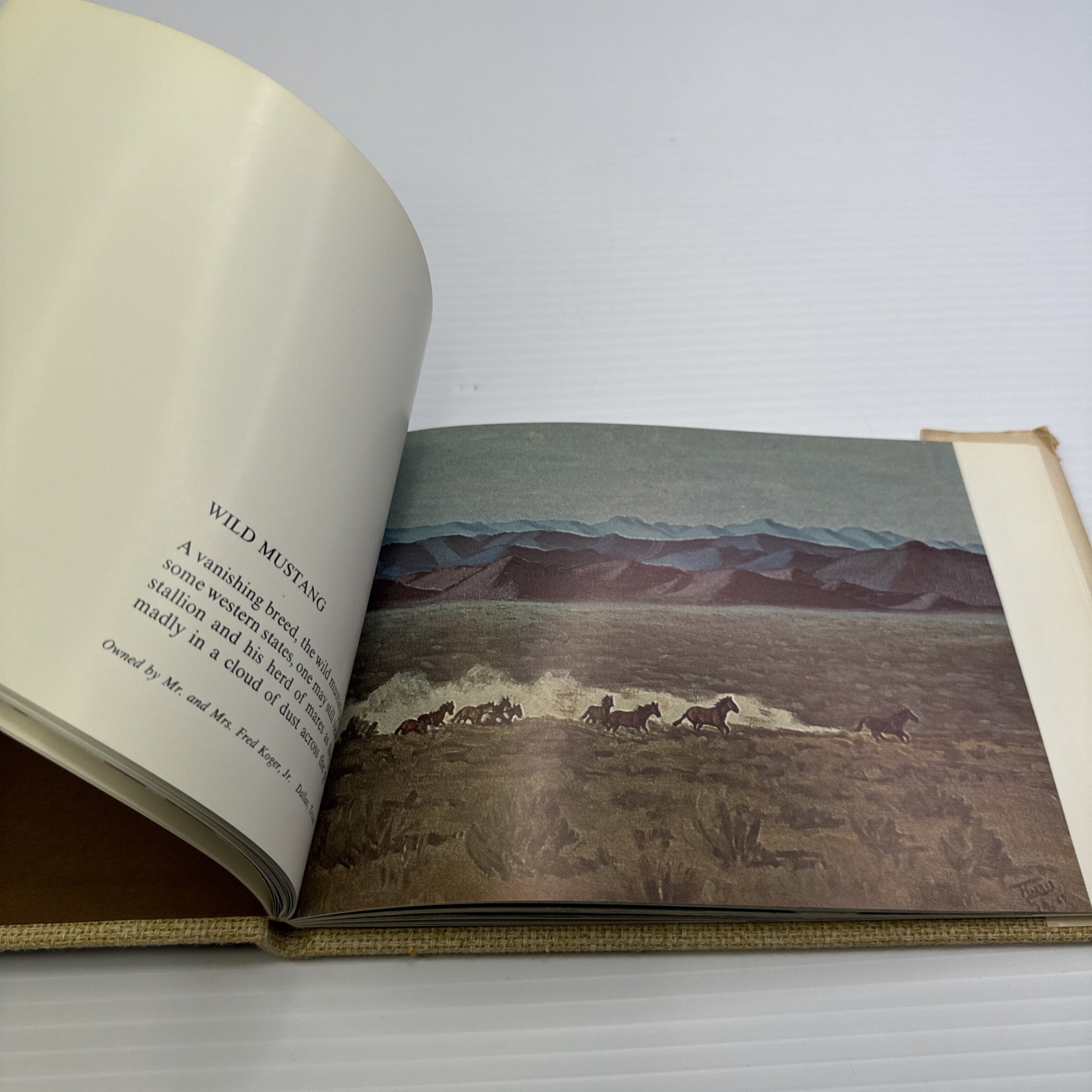 The Western Paintings of Fred Red Harris Signed! 1971 Limited ED Taylor Publish