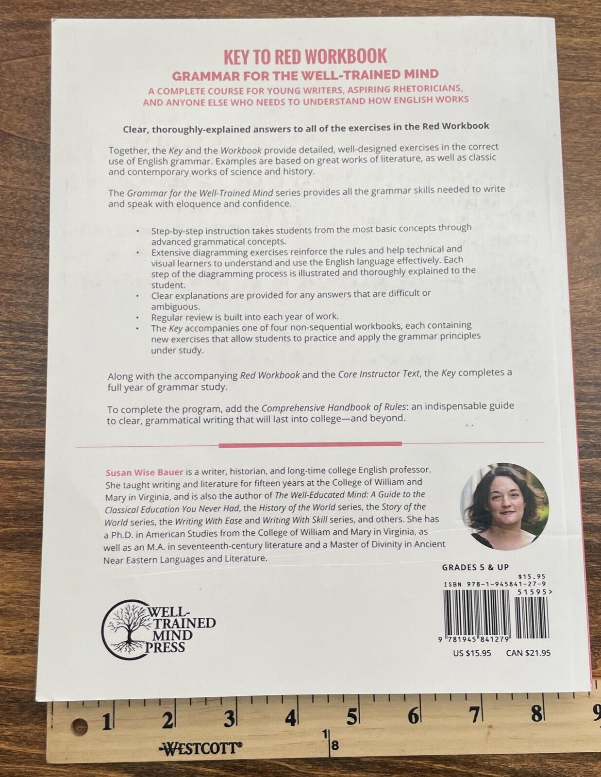 Well-Trained Mind Press Grammar for the Well-Trained Mind Red Workbook Key