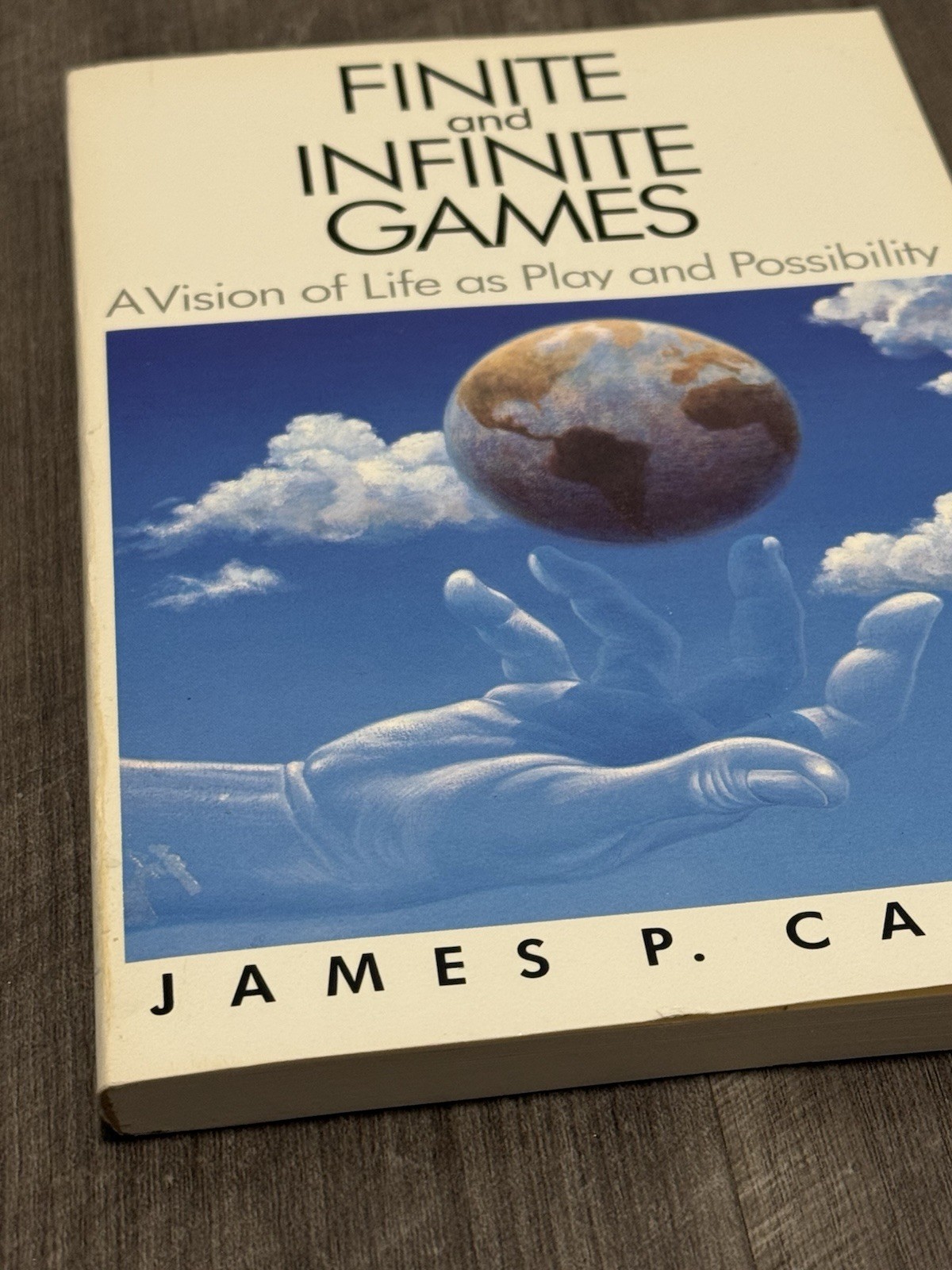 Finite and Infinite Games James P. Carse 1986 Edition Philosophy Paperback