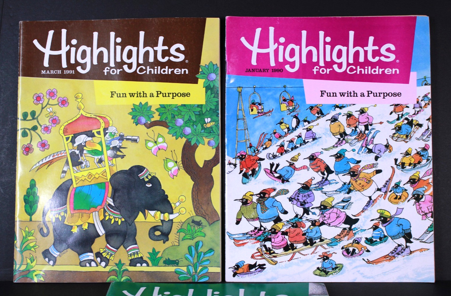 Highlights for Children Lot 3 Activity Books Unsolved Puzzles No Pen Markings