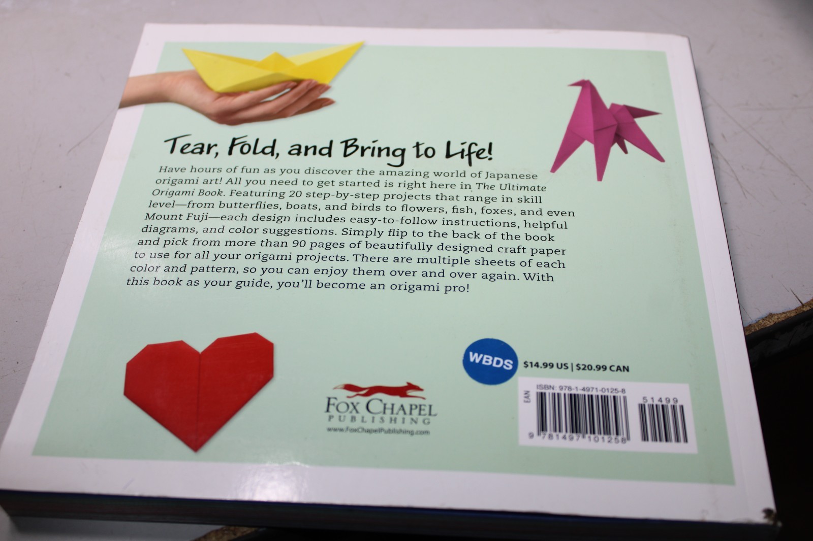 The Ultimate Origami Book: 20 Projects and 90+ Pages of Super Cool Craft Pap…