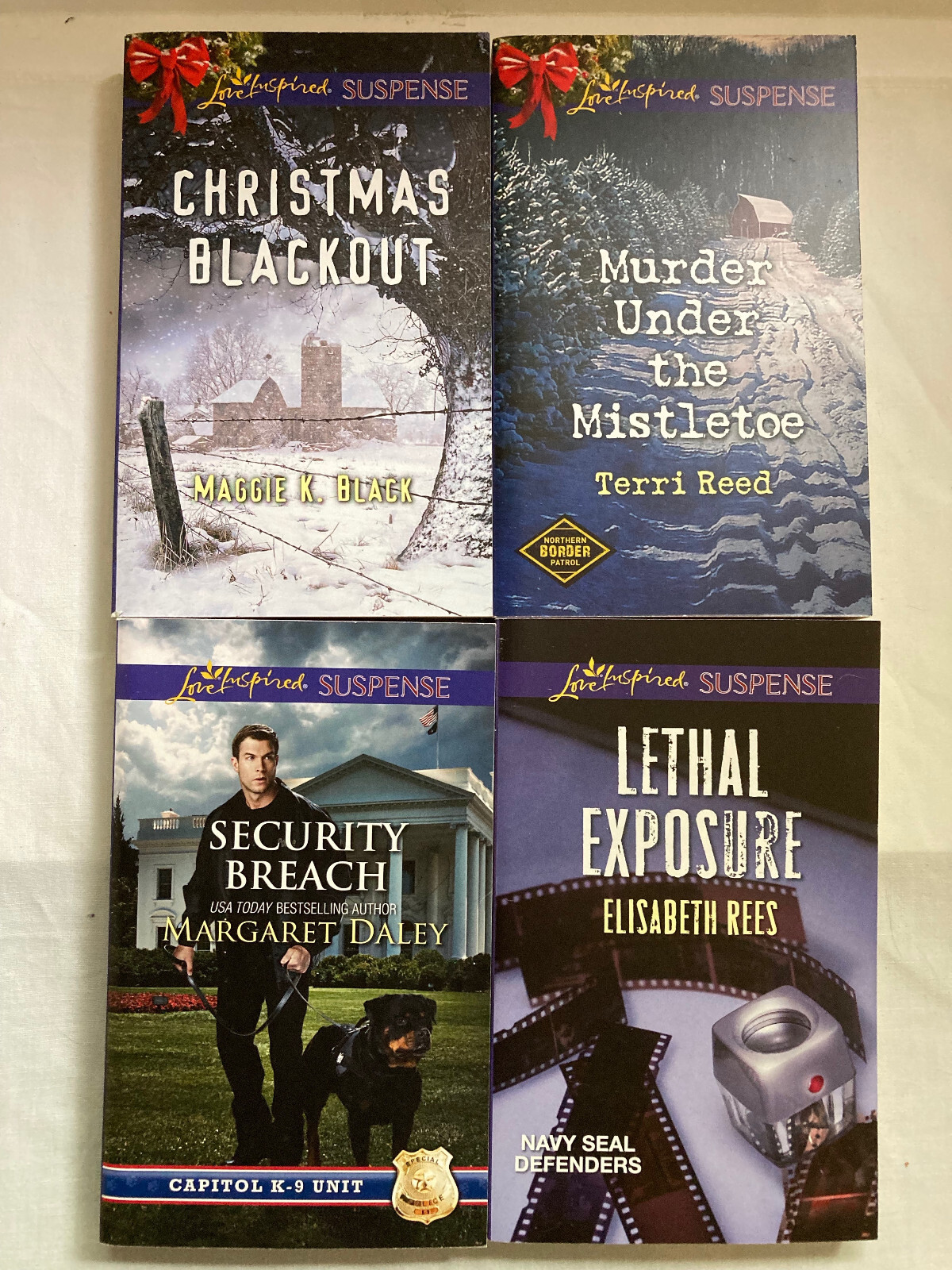 Love Inspired Suspense Books Lot (18 Books) (2015) Like NEW – FREE SHIPPING