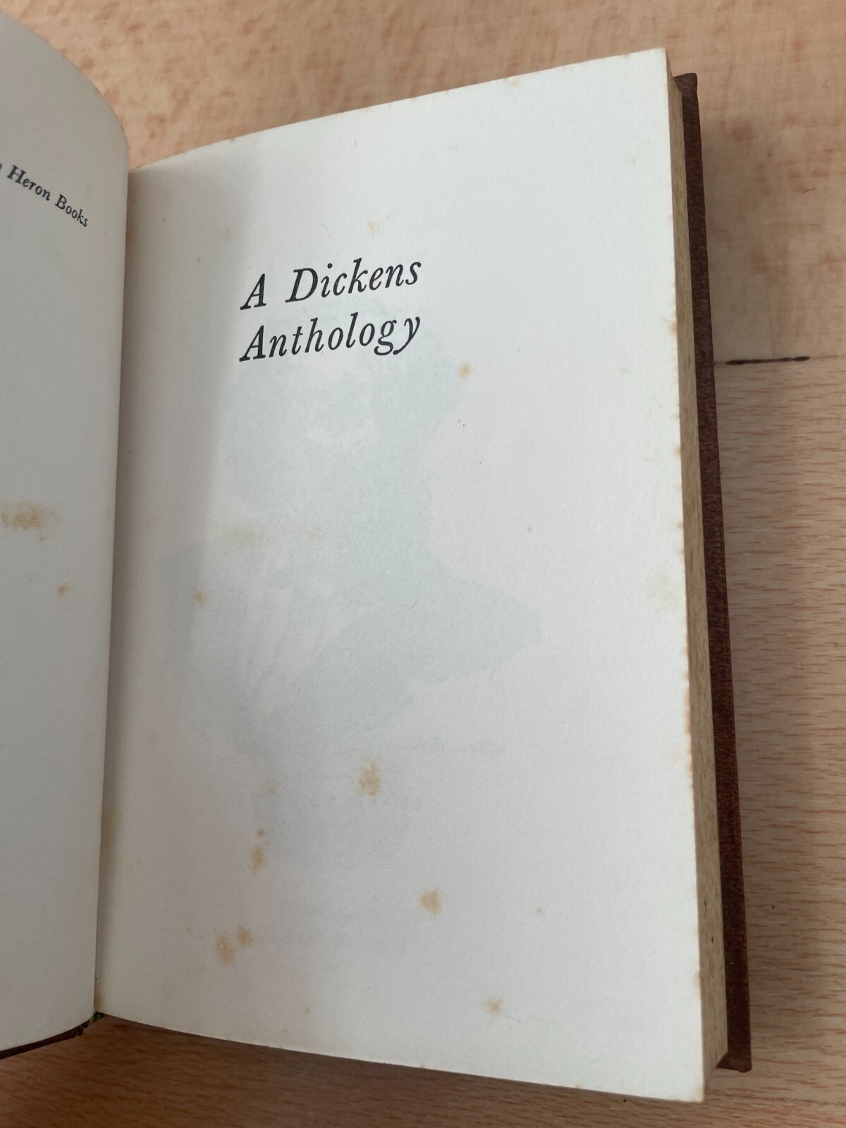 A DICKENS ANTHOLOGY. HARDCOVER – 13 BY 10 CM. 158 PAGES