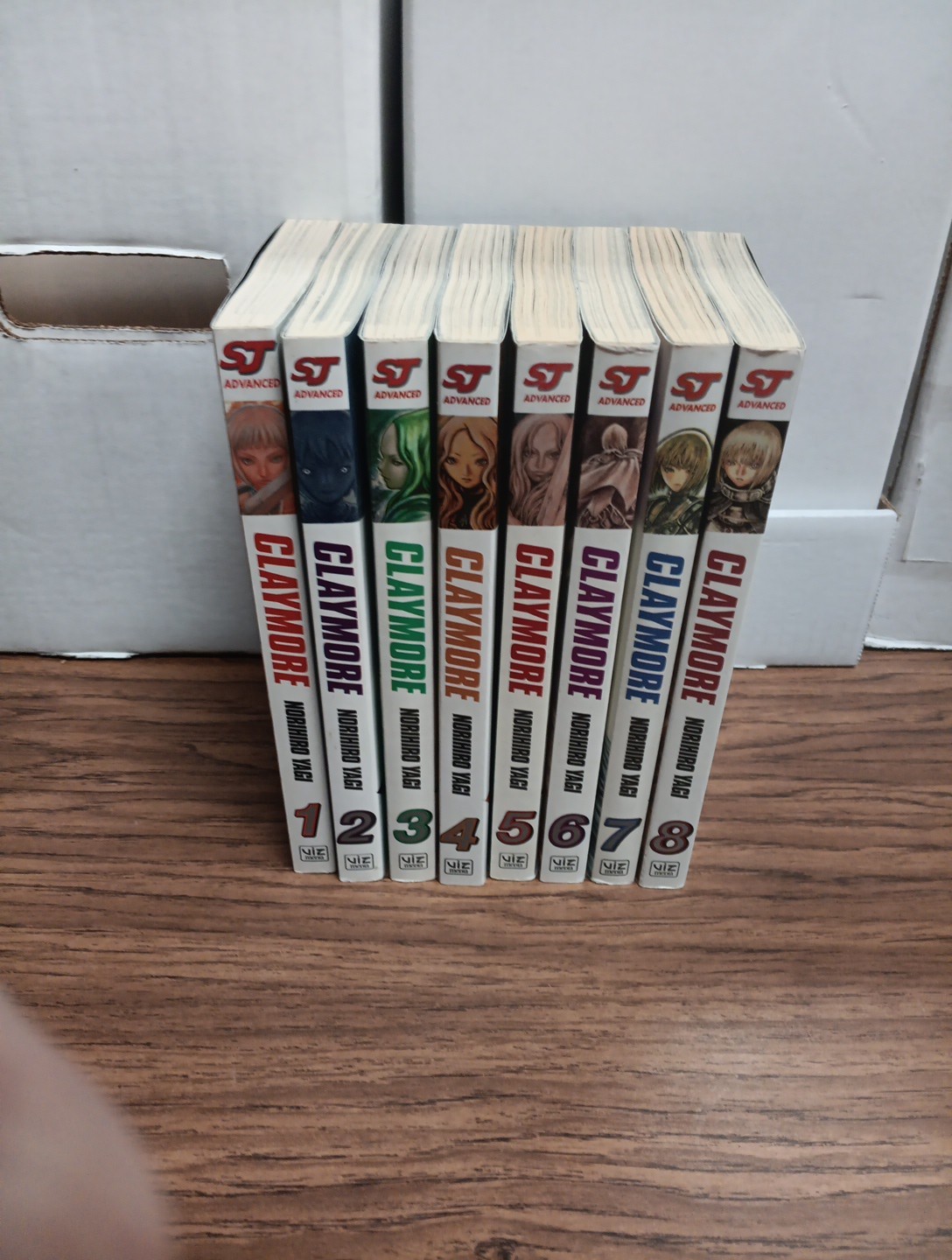 Claymore Vol. 1-8 Manga in English Lot of 8 Norihiro Yagi 1 2 3 4 5 6 7 8