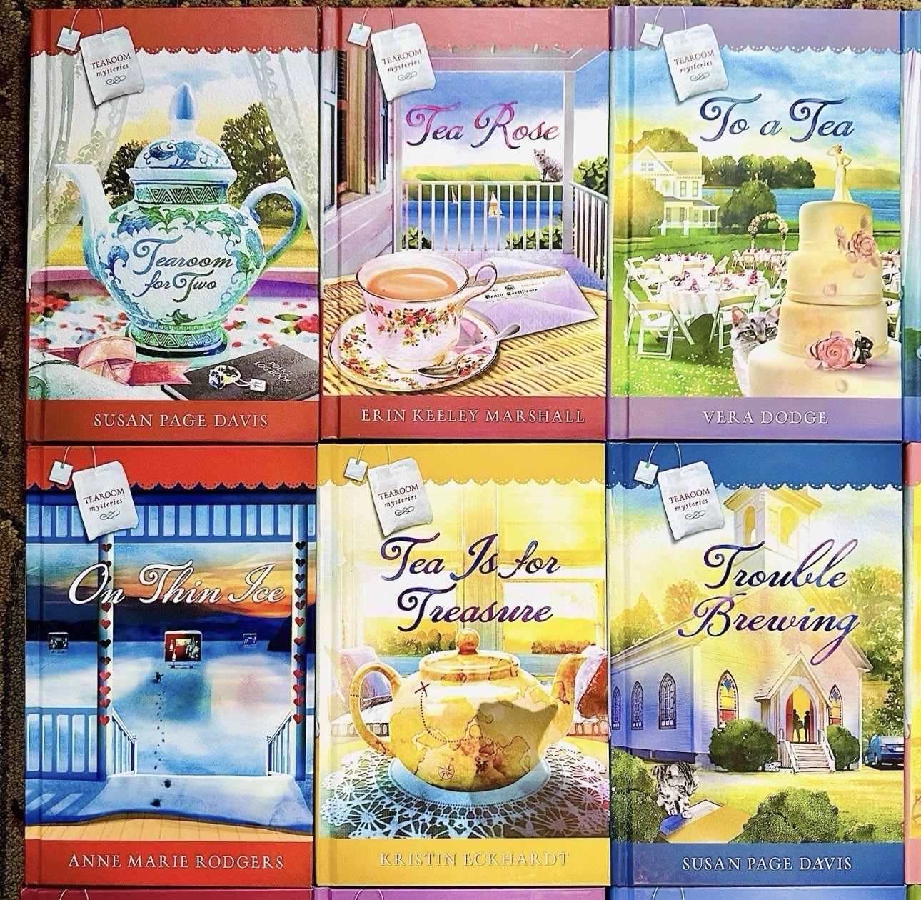 Tearoom Mysteries 27 HC Books COMPLELTE SET Lot Christian Guideposts Near Mint