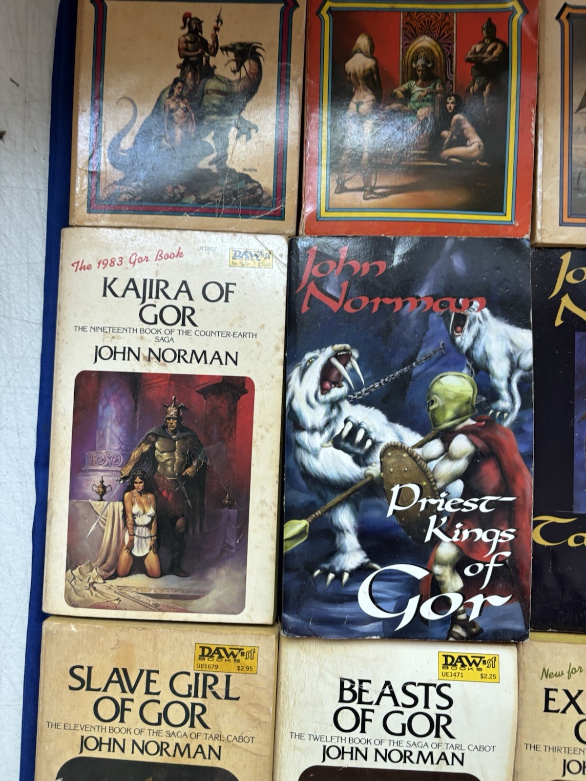 John Norman GOR Lot Of 21 – Nomads, Assassins, Beasts, Slave Girl & MORE!!