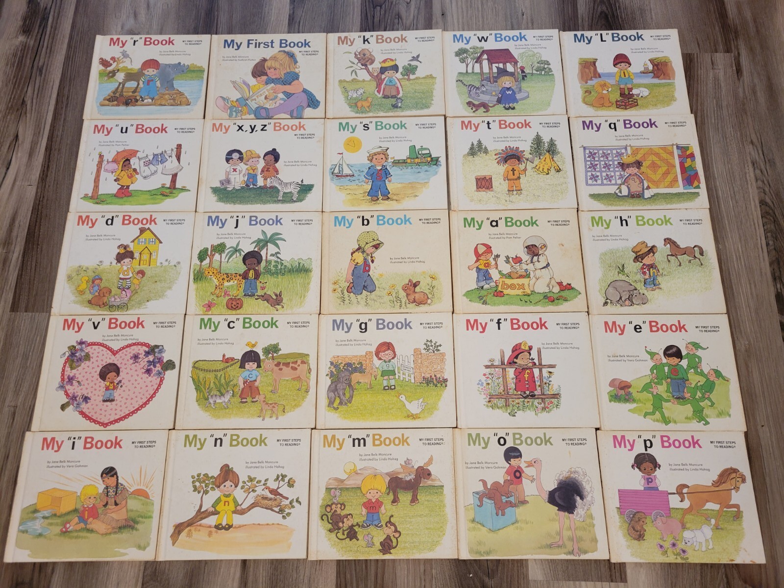 My First Steps To Reading Jane Belk Moncure Mixed Set Hardcover ABC Lot Of 25