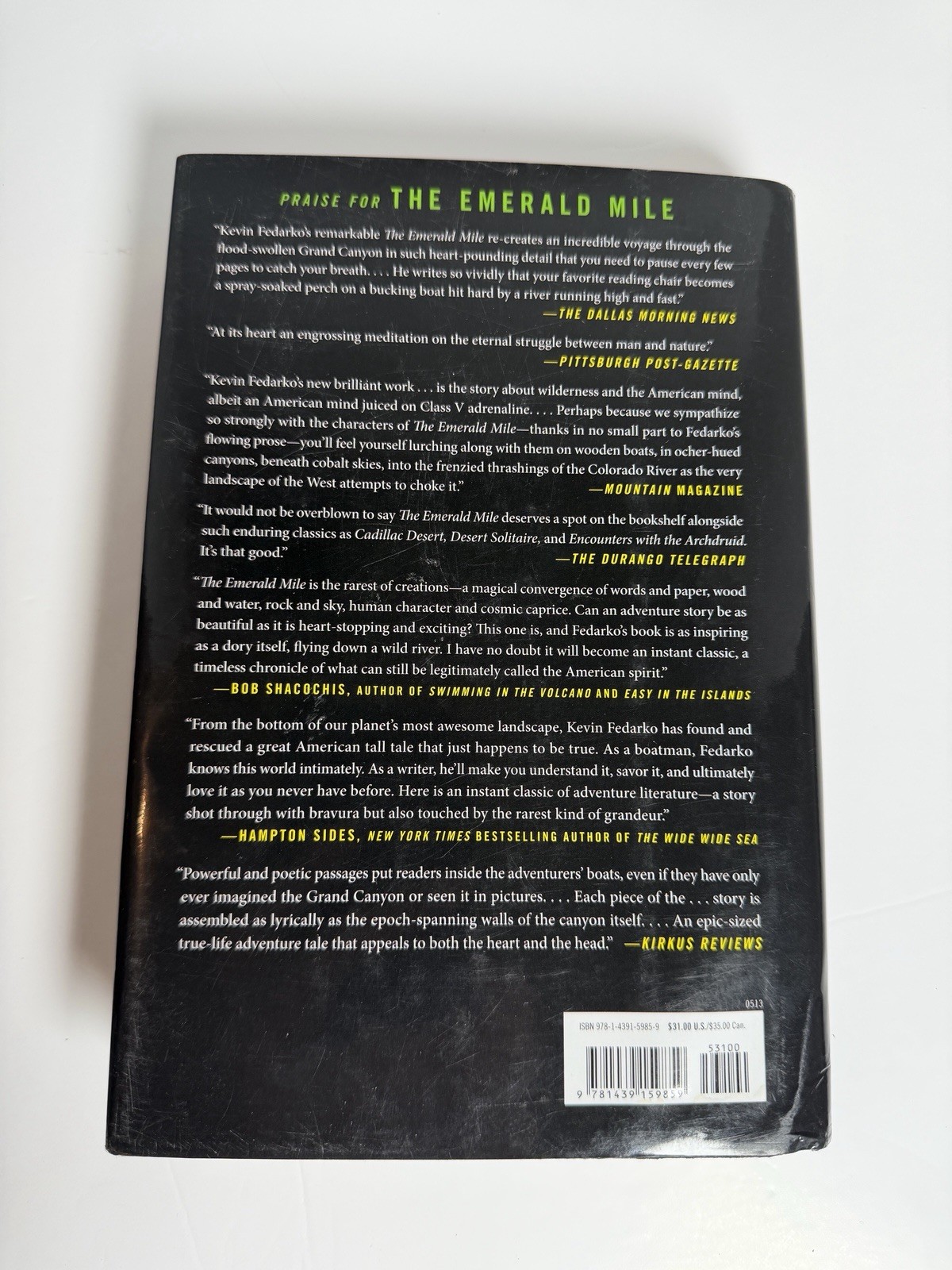 The Emerald Mile: The Epic Story of the – Hardcover, by Fedarko Kevin