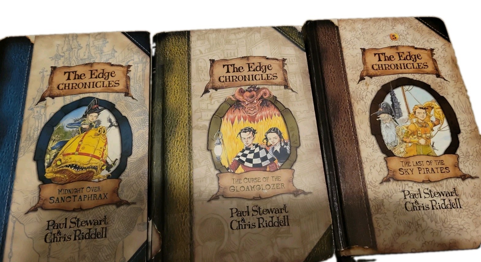 Hardcover Set of The Edge Chronicles 3-10 Paul Stewart Chris Riddell Lot