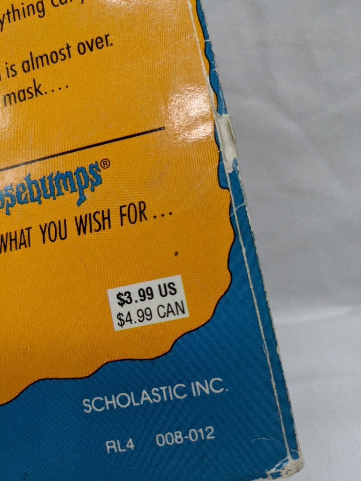 *NO Mask* Goosebumps #11 The Haunted Mask R. L. Stine 16th Edition Book