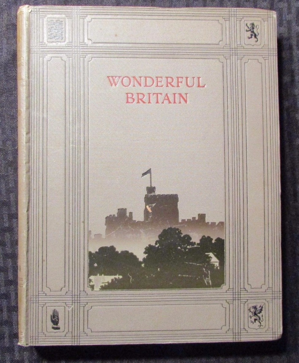 Vintage WONDERFUL BRITAIN 2nd Volume Hardcover 380 pgs Illustrated VG Lib. Copy