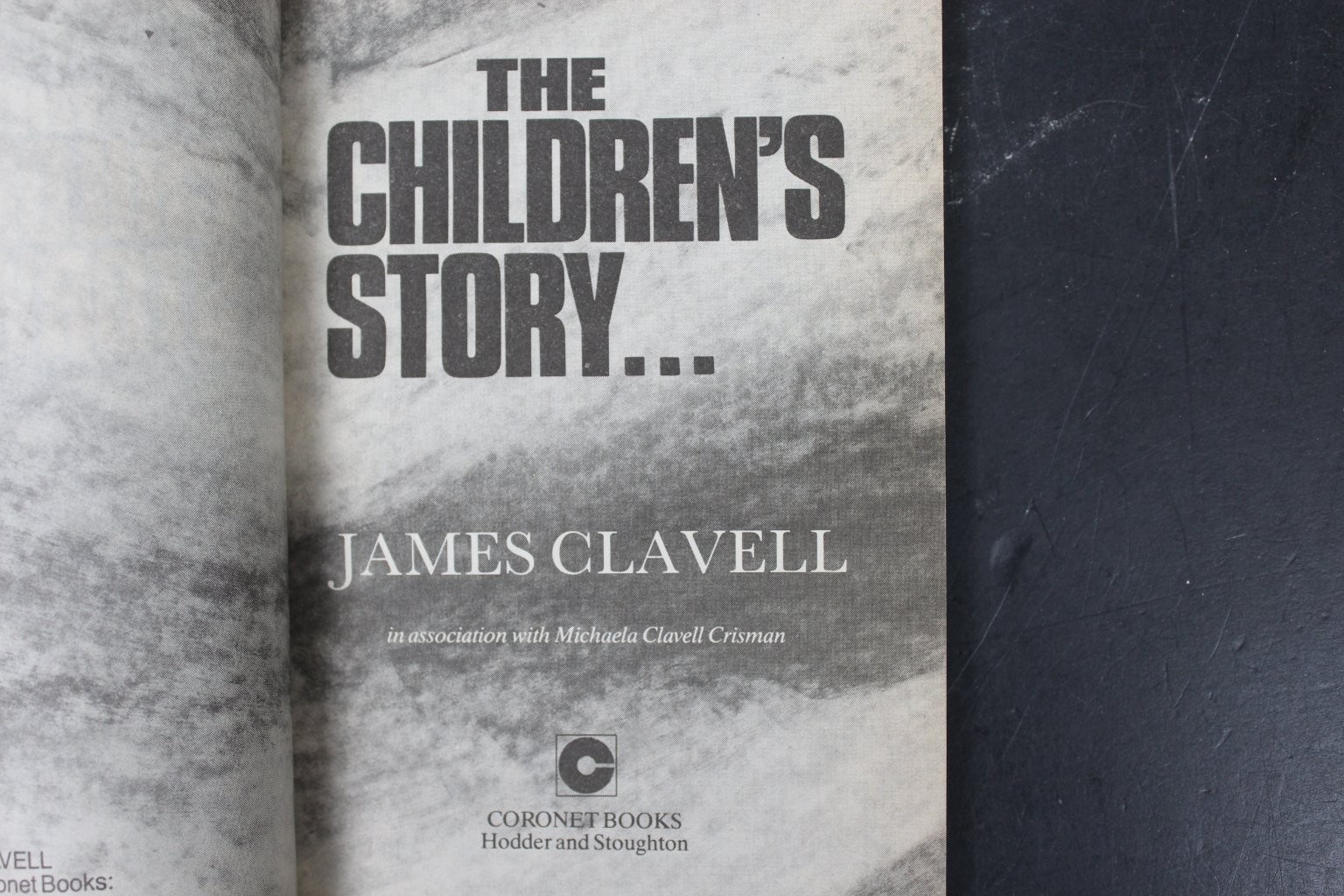 Children’s Story James Clavell 1983 Coronet Edition Fiction Novel UK PB ~VG