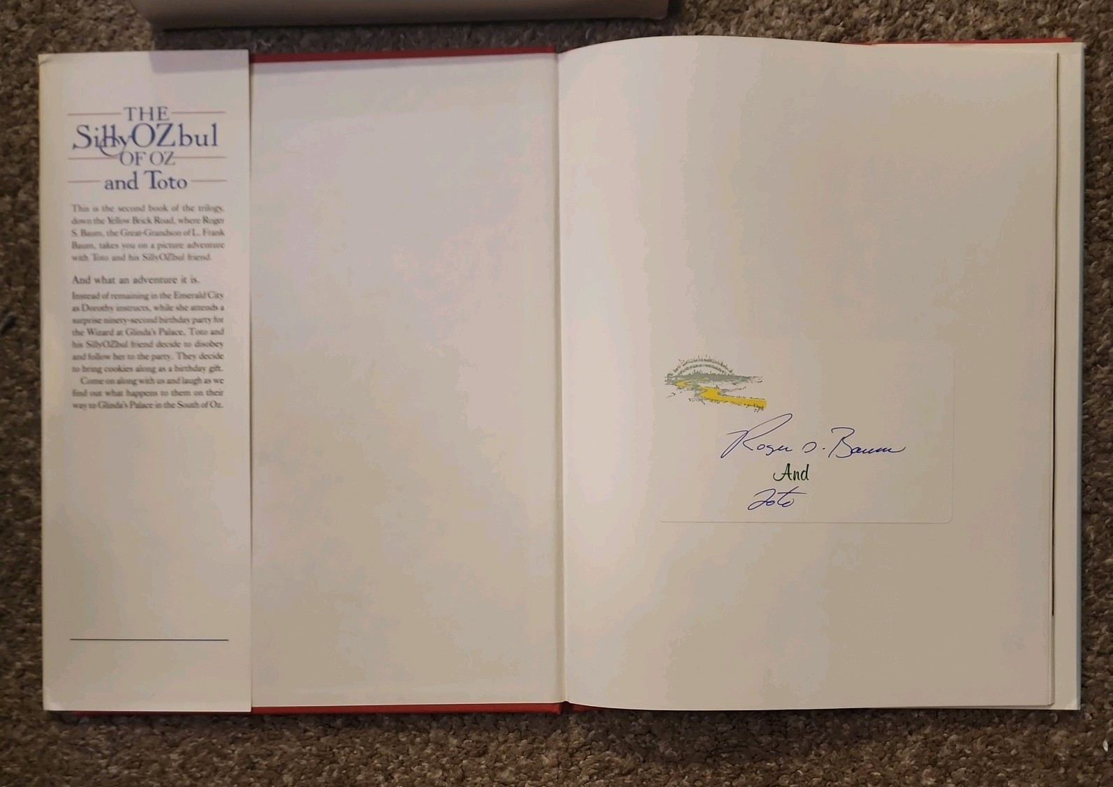 THE SILLY OZBUL OF OZ: A TRILOGY By Roger S. Baum – 3 SIGNED VOLUMES
