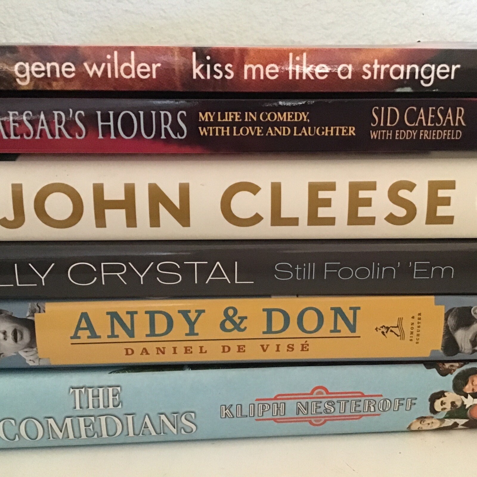 Lot 6 The Comedians, John Cleese, Andy & Don gene wilder, Caesar’s Hours,Crystal