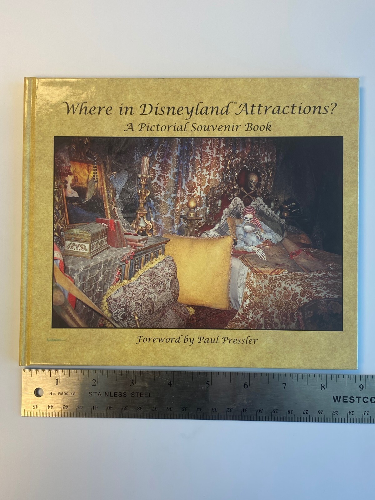Where in Disneyland Attractions Book Hardcover 60 Pages 1997 NOS HTF