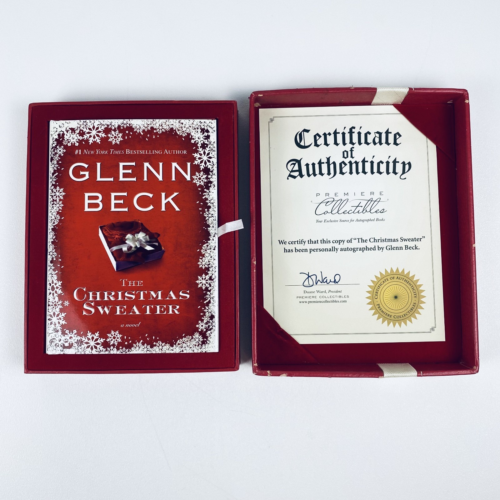 Glenn Beck The Christmas Sweater Signed First Edition with COA and Box