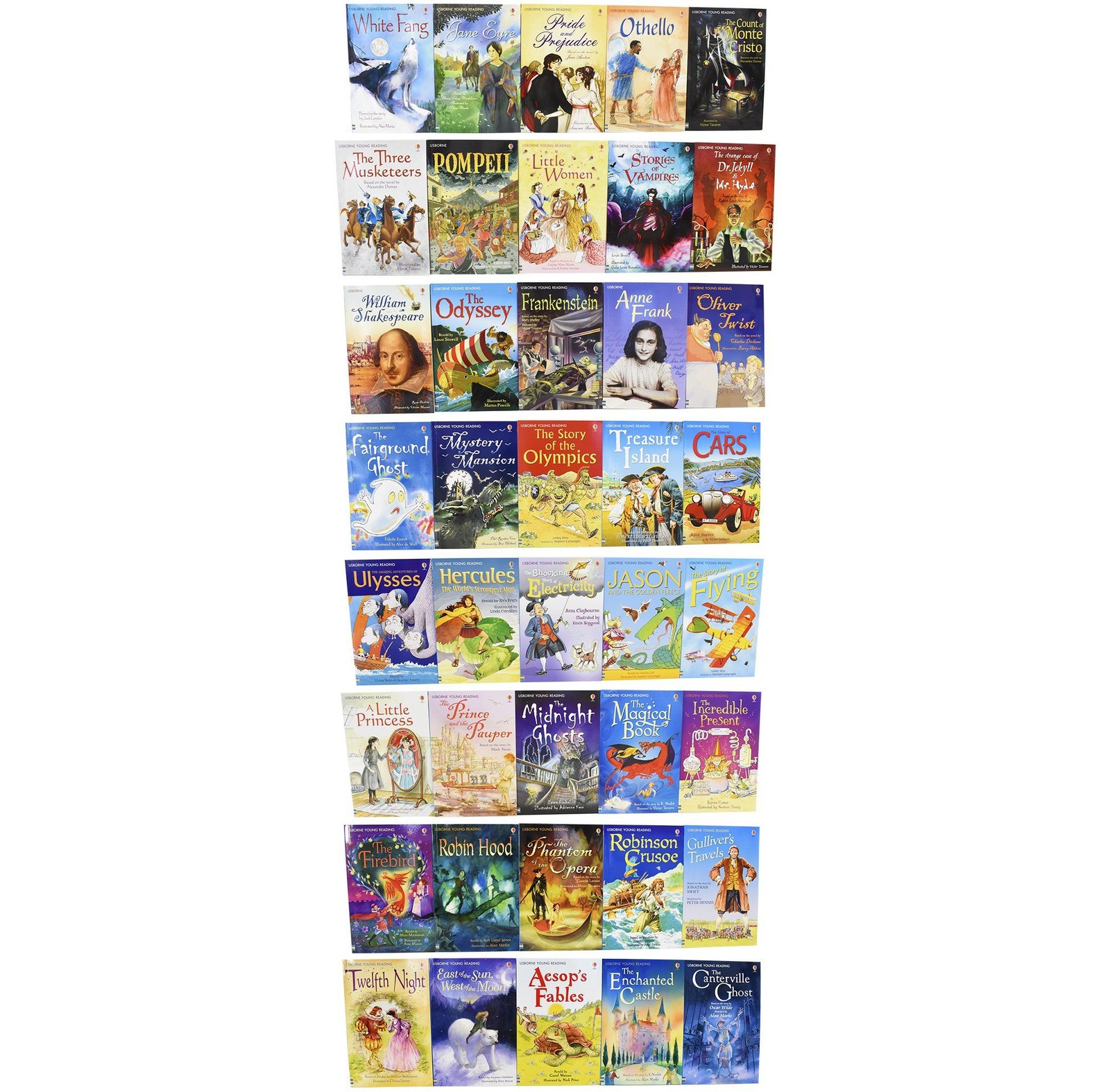 Usborne Reading Collection for Confident Readers 40 Books – Ages 5-7 – Paperback