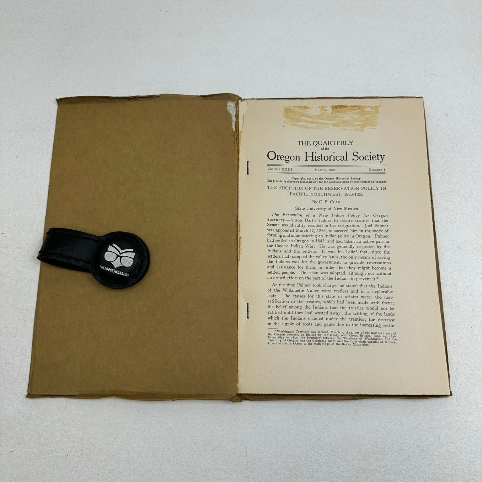 Oregon Historical Society Quarterly 1917-1924 PNW History Journals 32 Volumes