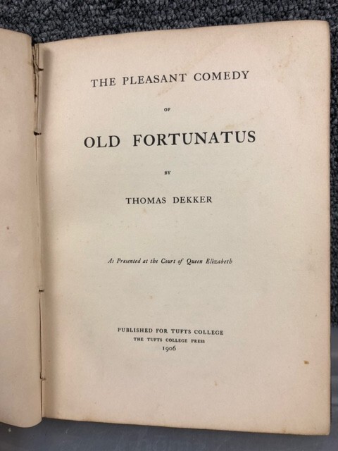 The Pleasant Comedy of Old Fortunatus