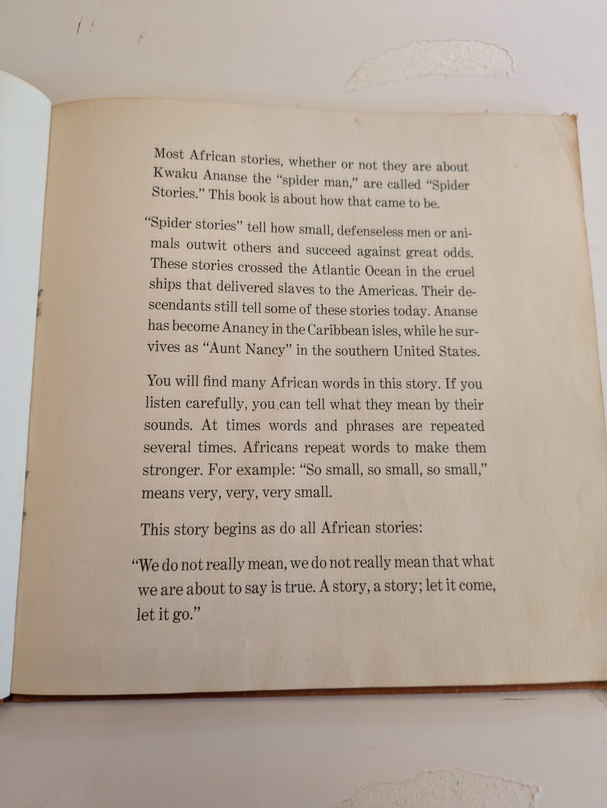 A Story A Story Gail E Haley African Tale Retold 1970 RARE First Edtion Atheneun