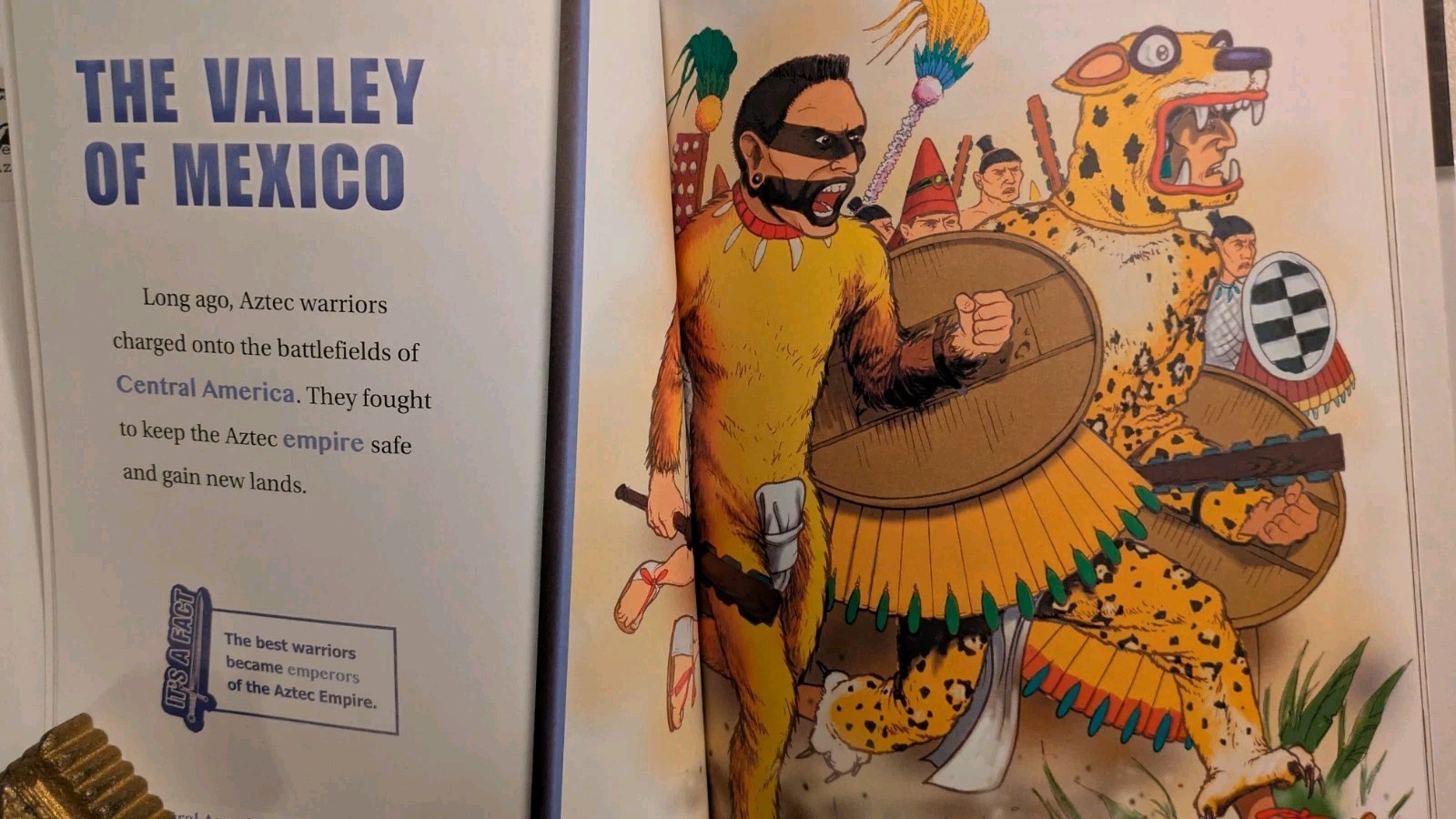 Adrienne Lee, AZTEC WARRIORS, Ex-Library, HB, 2014, Capstone Press, Juvenile