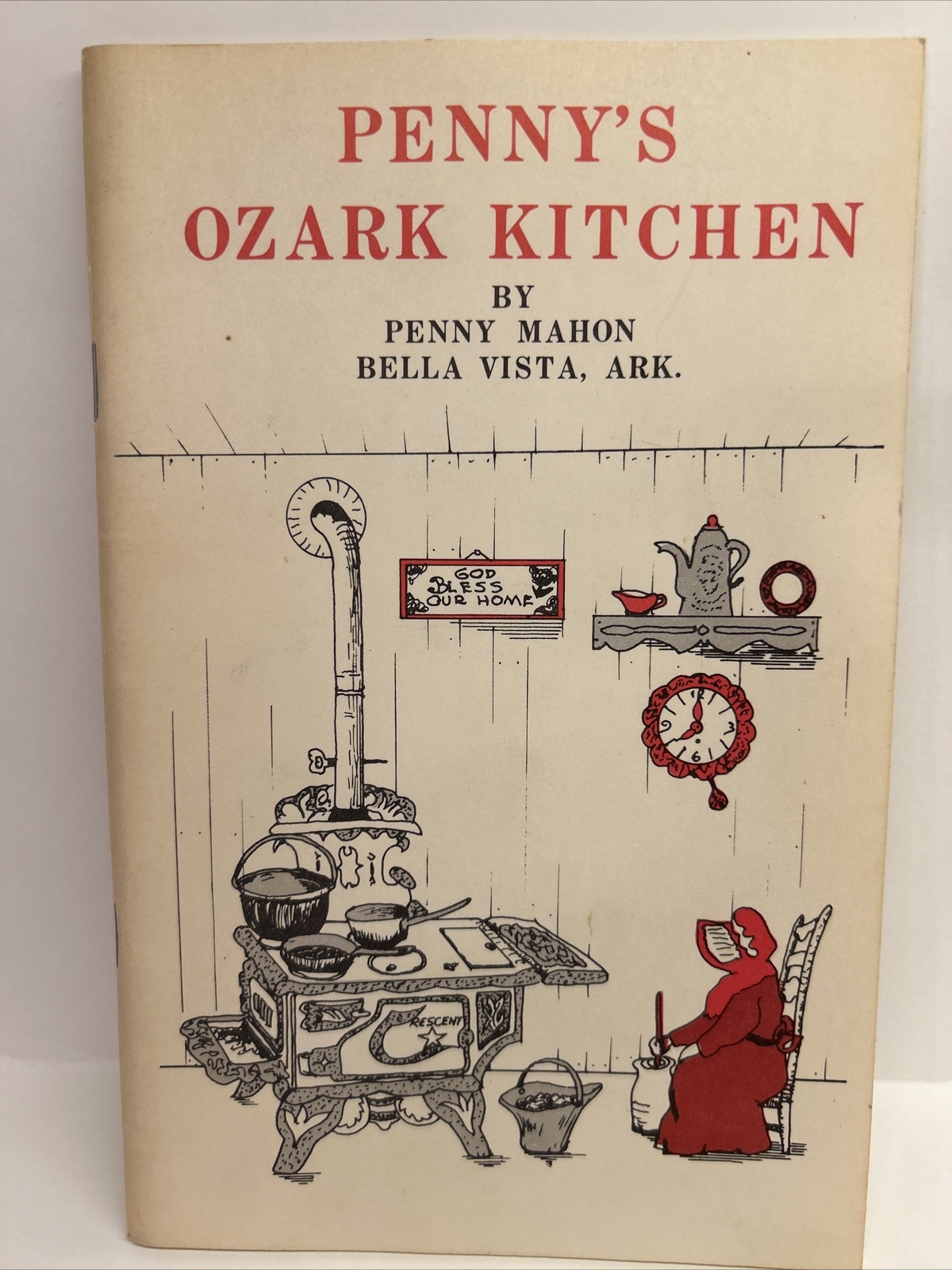 Penny’s Ozark Kitchen Cookbook Penny Mahon Arkansas Razorbacks Vintage 1969 PB