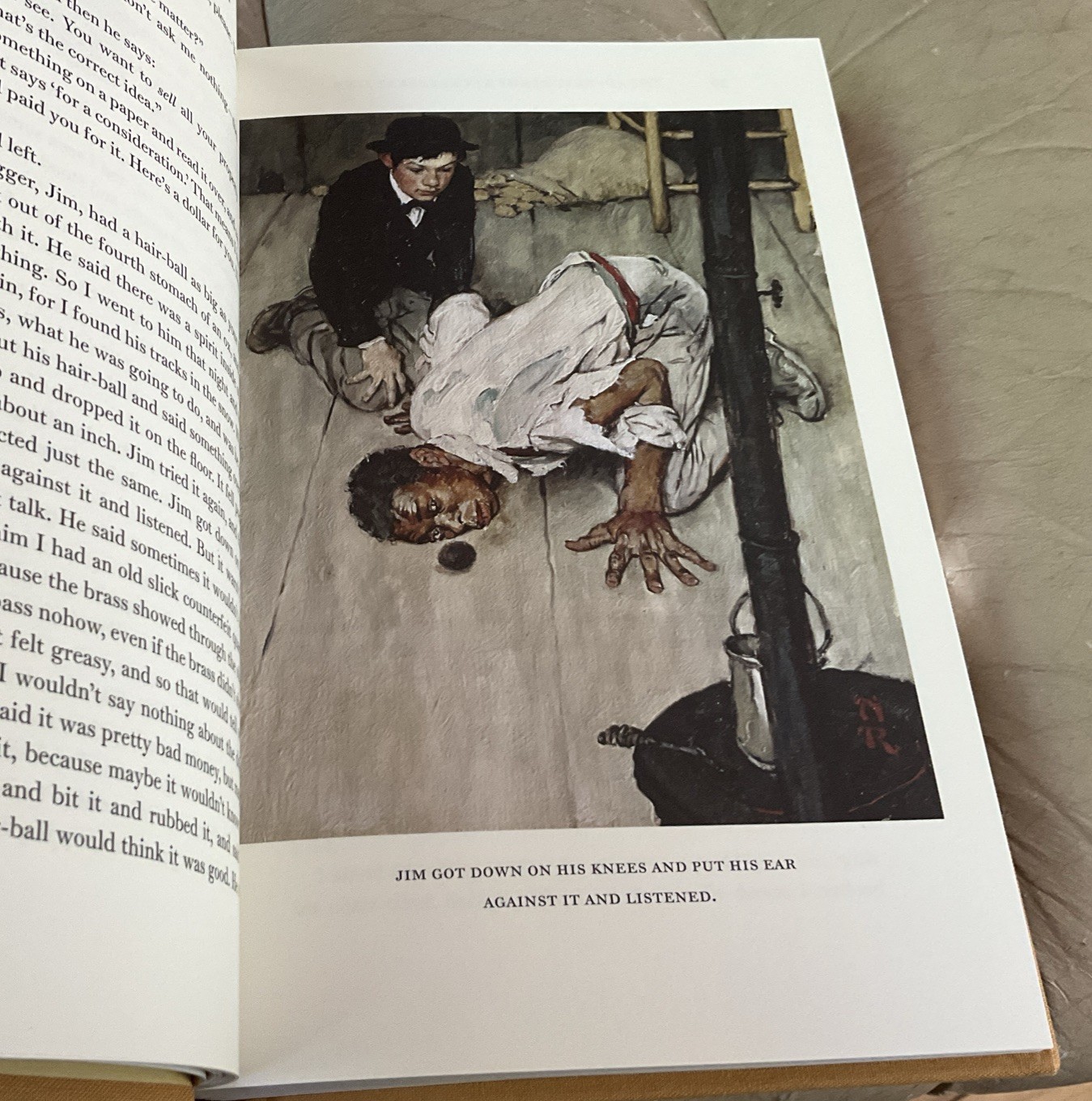 Mark Twain Boxed Set Tom Sawyer Huckleberry Finn Norman Rockwell Abbeville
