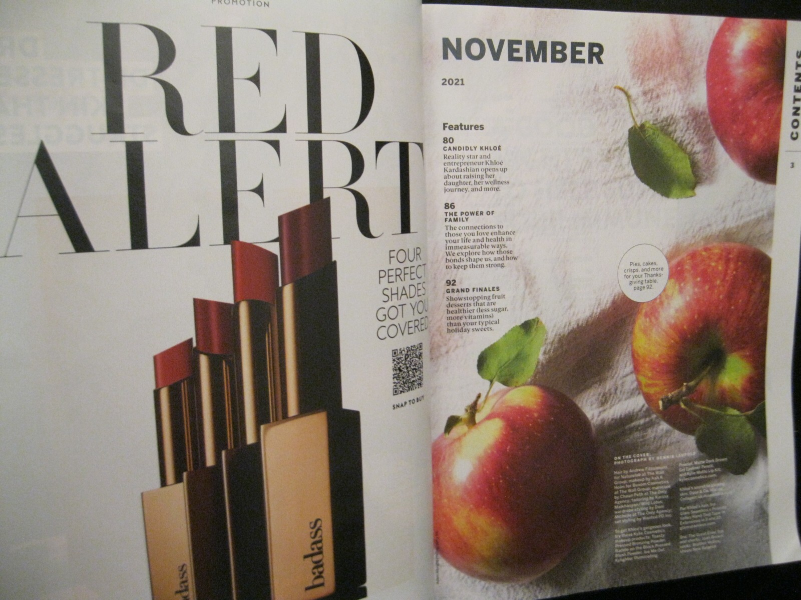 HEALTH REAL WELLNESS FEATURING KHLOE KARDASHIAN POWER OF A FAMILY NOVEMBER 2021