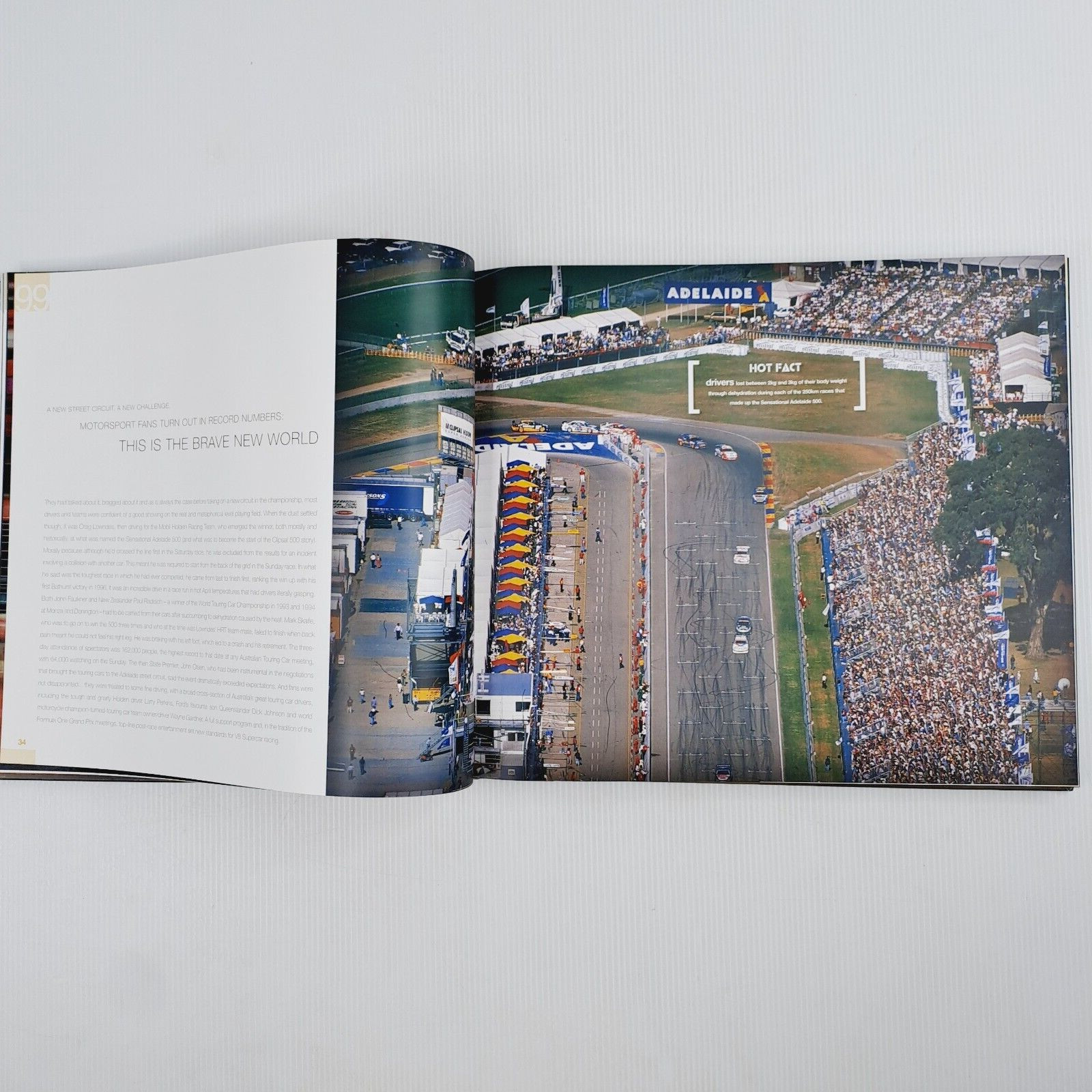 Clipsal 500 V8 Adelaide Book 10 Years of The Greatest Race on Earth Bob Jennings