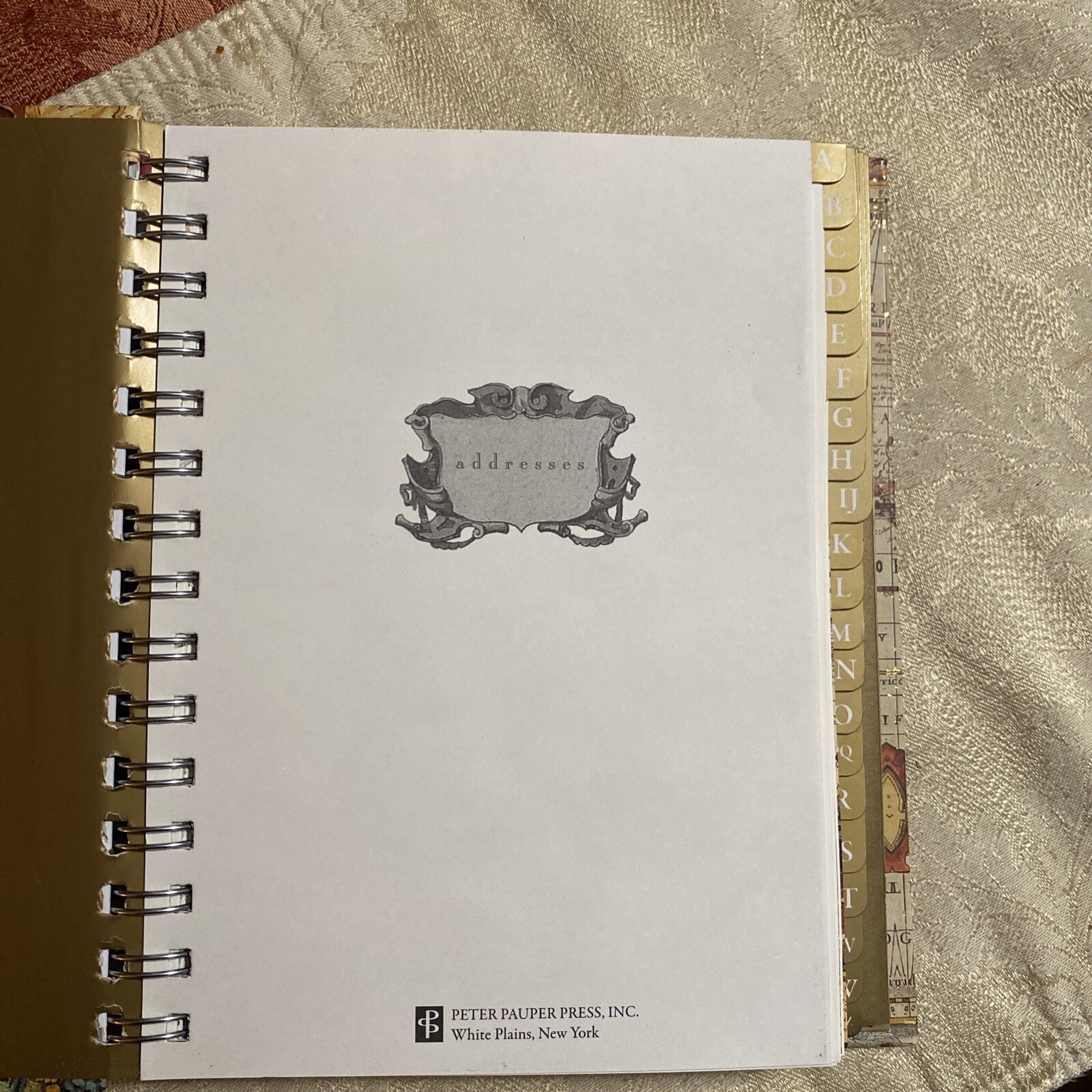 Old World Address Book By Peter Pauper Press Inc.