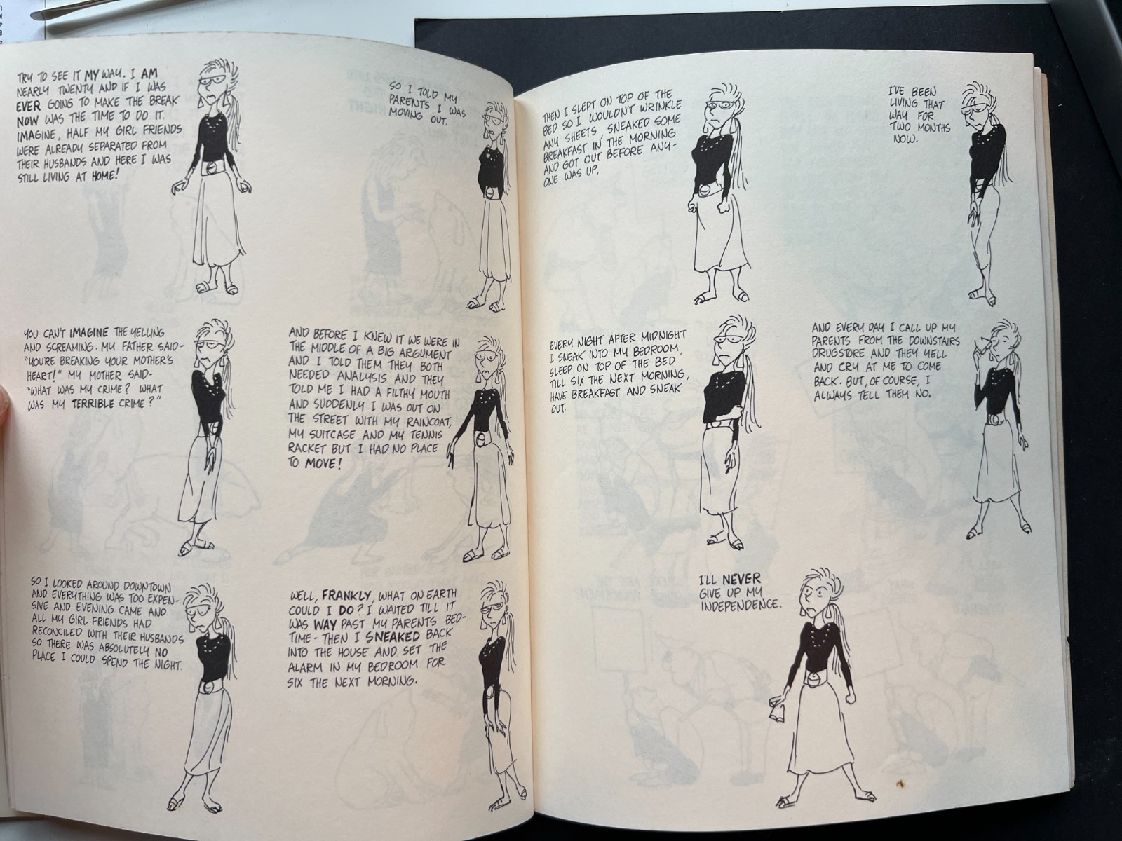 Hold Me! – Jules Feiffer, First Edition 1962 Random House Village Voice Cartoons