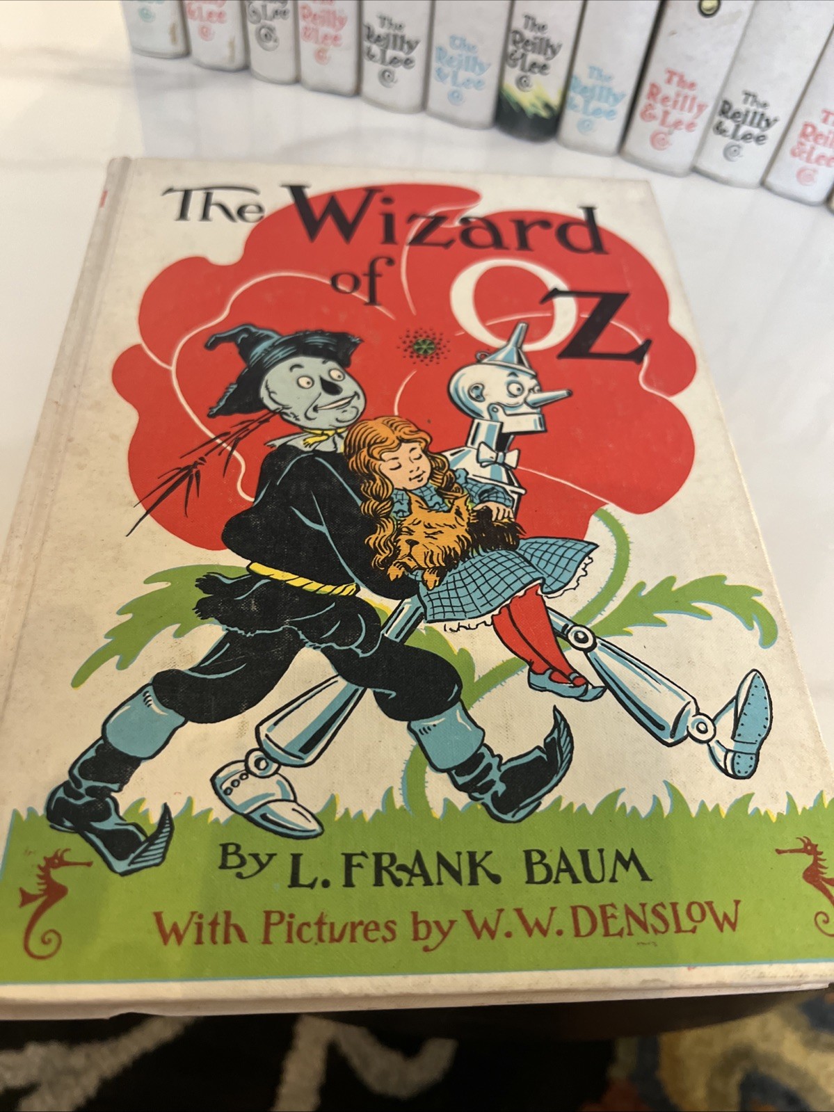Wizard of OZ L. Frank Baum 14 Books Hardcover Reilly & Lee White Edition 1960’s!
