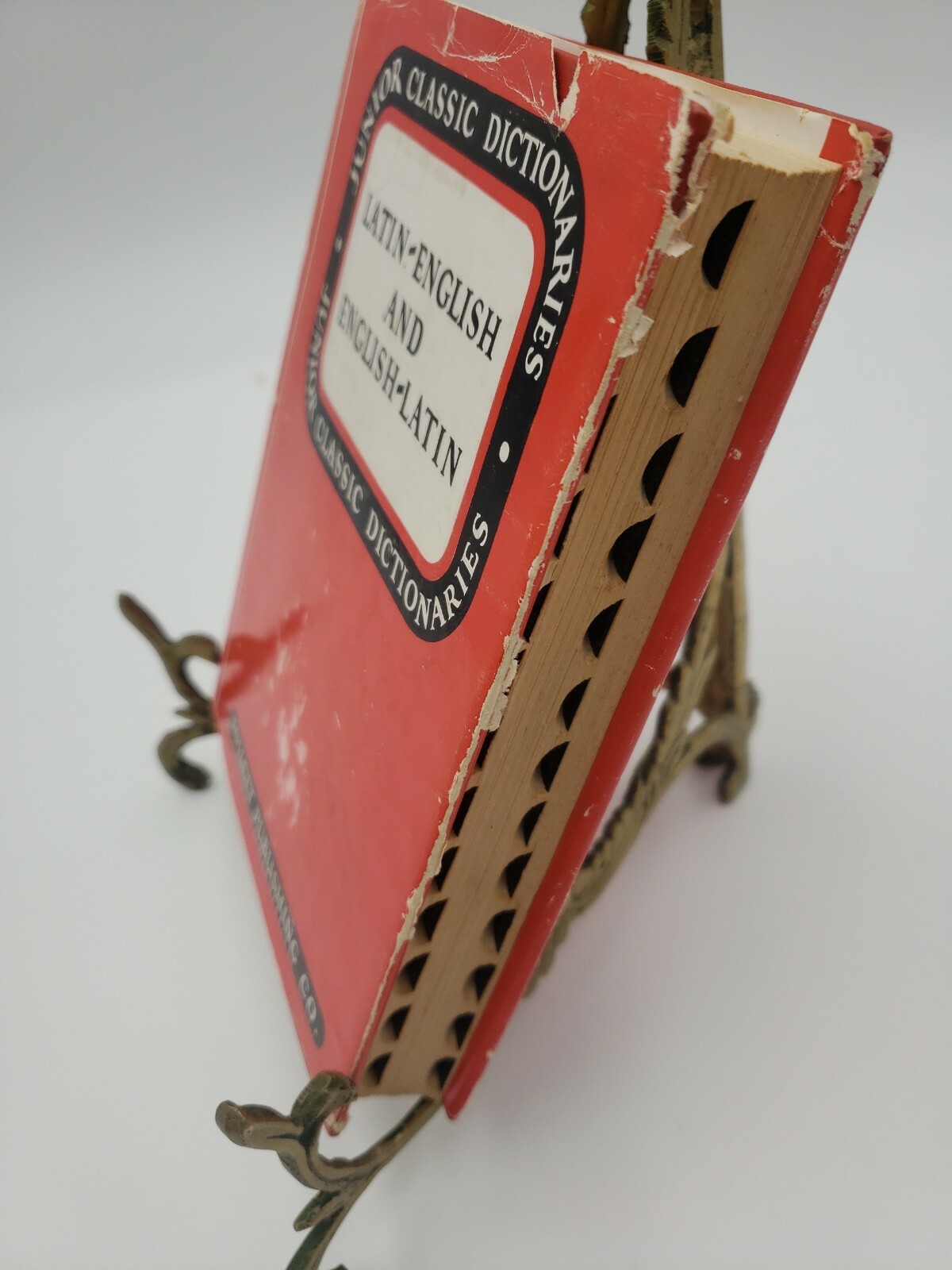 Junior Classic Latin~English Finger Index Hardcover Dust Jacket 16th Print 1960