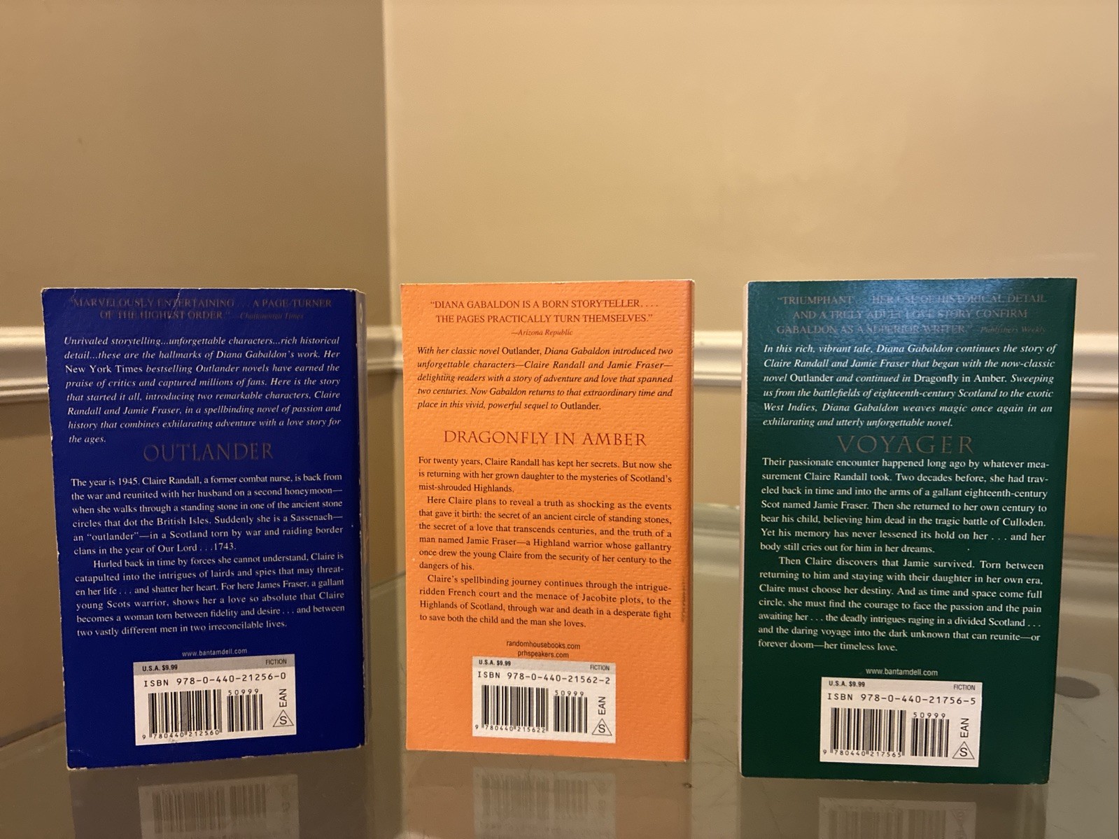 Diana Gabaldon Outlander Complete Series 1,2,3,4,5,6,7,8 *NICE*SET In Order 1-8