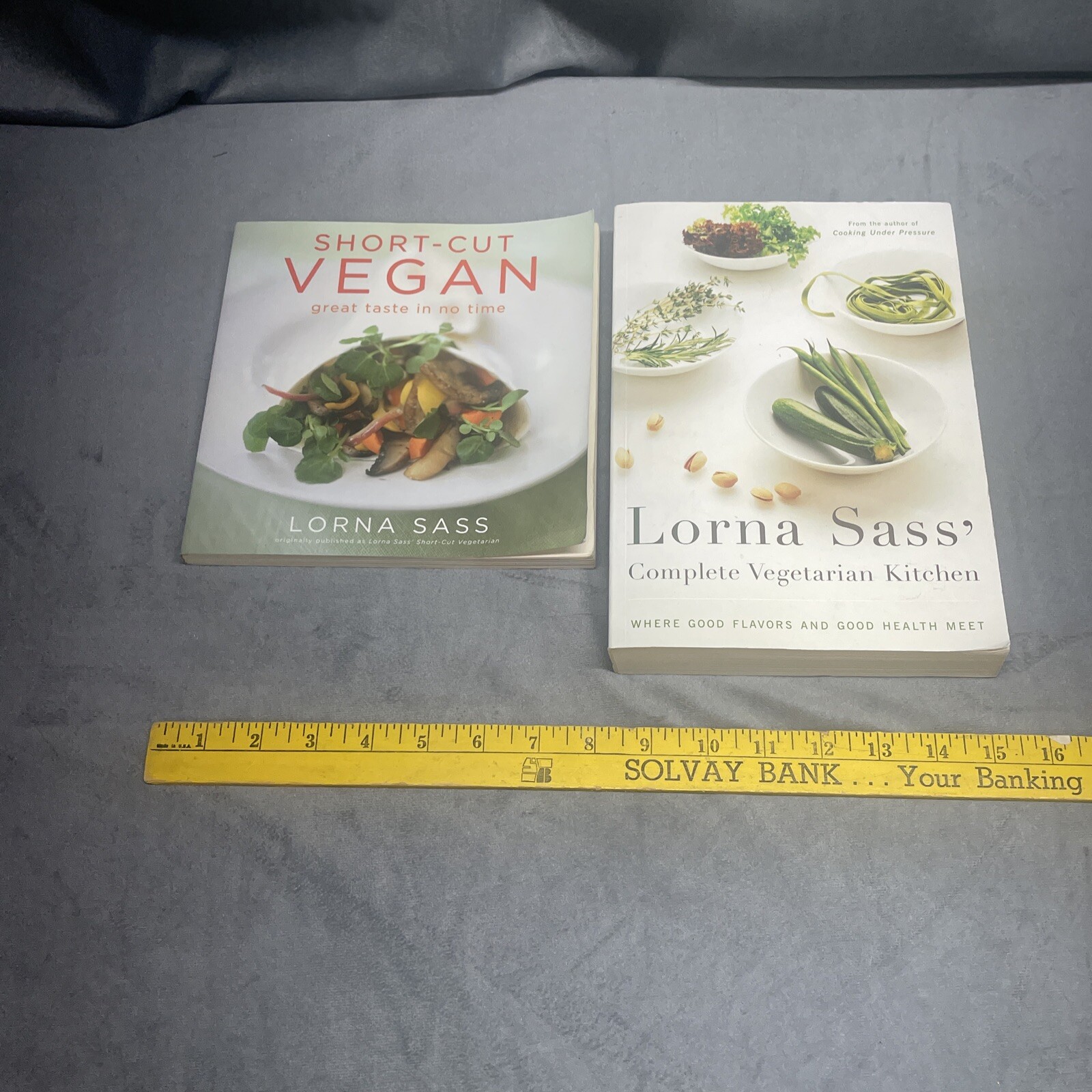 Vegan & Vegetarian Book Lot Lorna Sass’ Complete Vegetarian Kitchen & Short-Cut