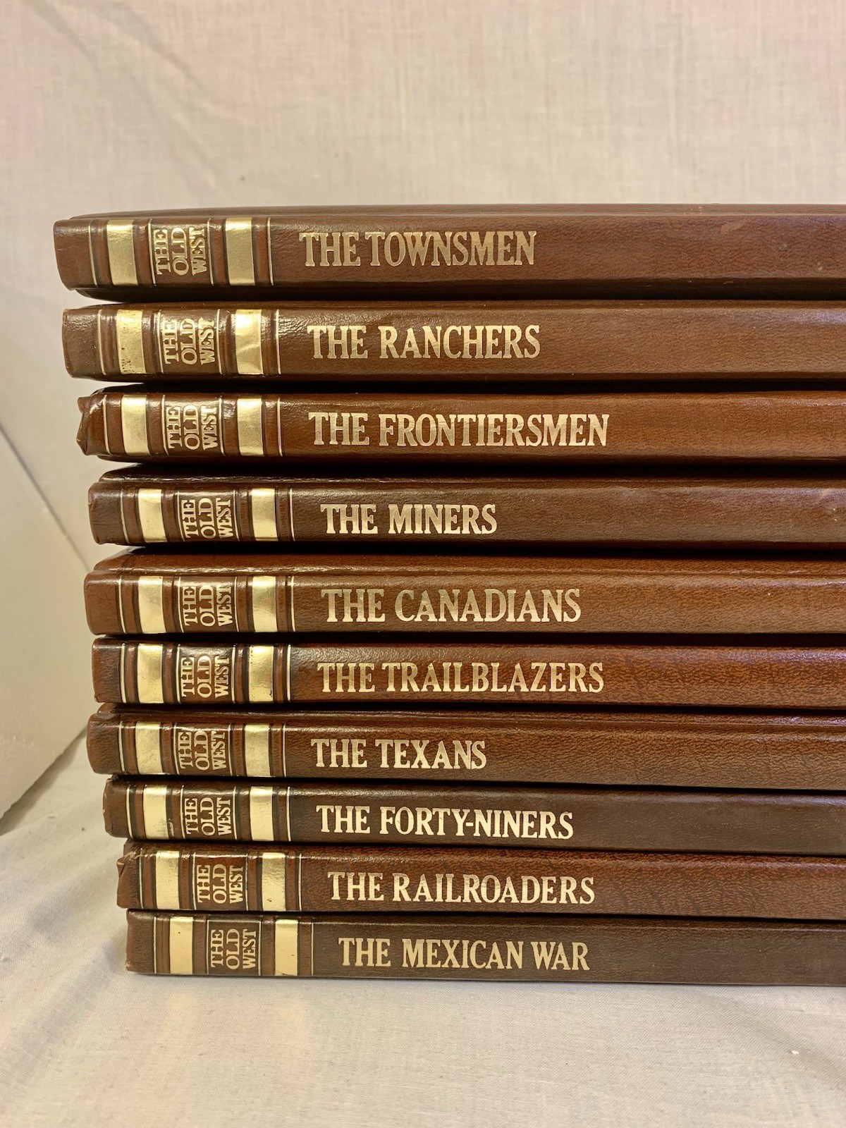 Time Life CLASSICS OF THE OLD WEST ~ 20 Book Lot ~ NEAR MINT VG+ ~ Faux Leather