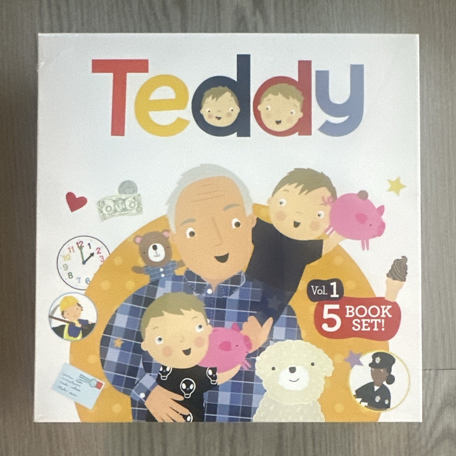 Ryan Cohen Teddy Vol 1-5 5-Book Box Set Picture Book Ages 2-3 Illustrated