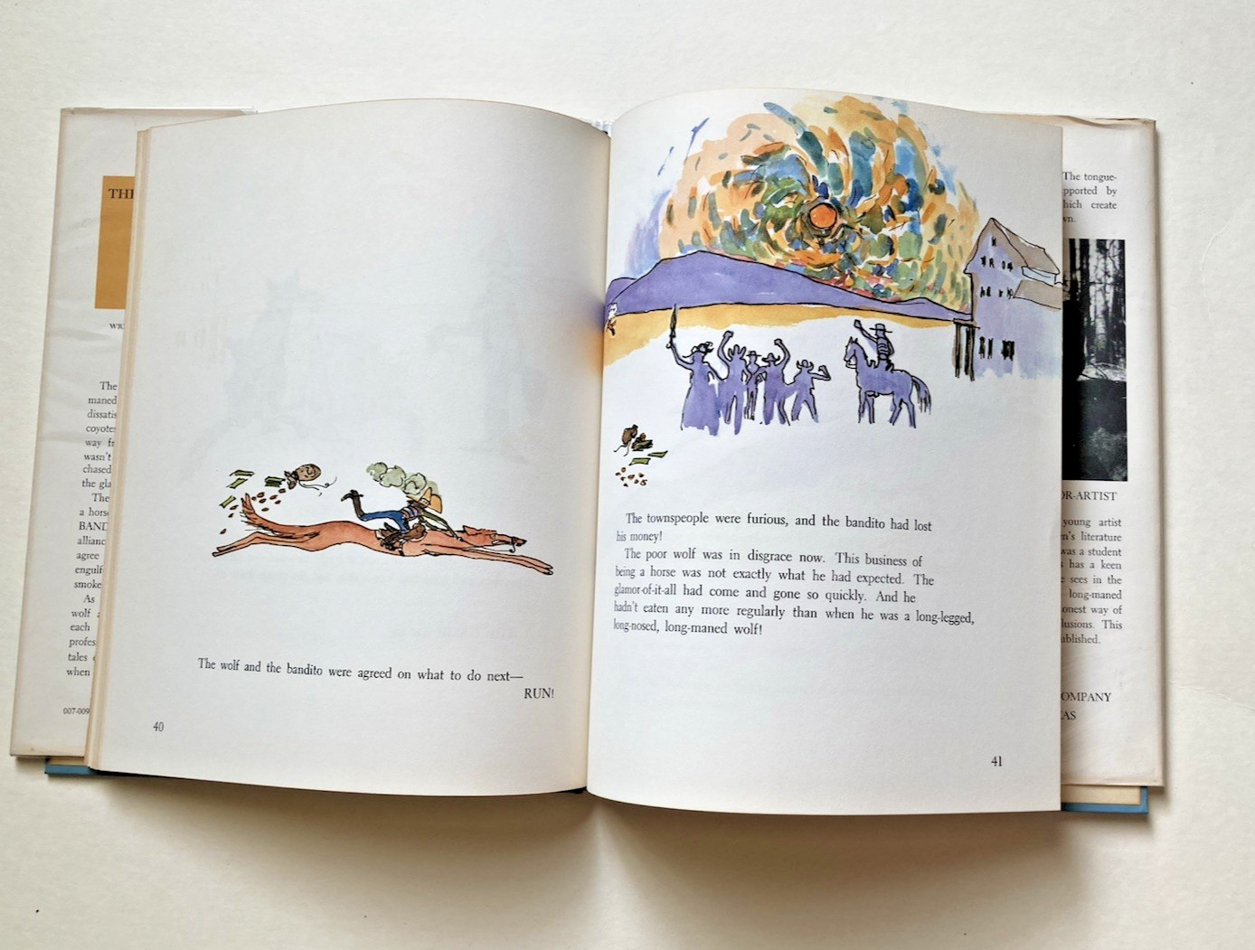 SIGNED The Long-Legged Long-Nosed Long-Maned Wolf – Willis 1968 Texas Printing
