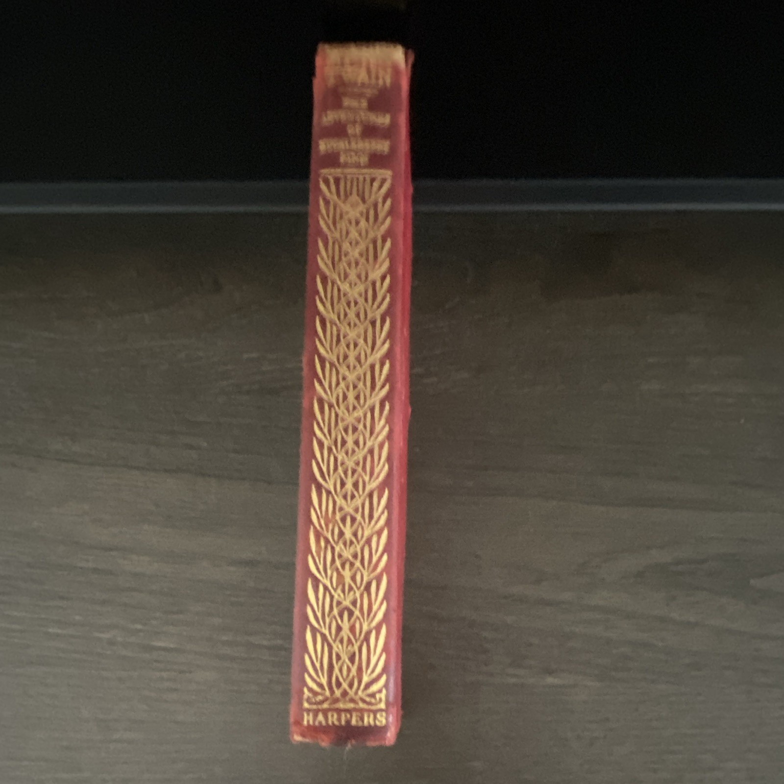 Harper & Brothers Writings of Mark Twain: Huckleberry Finn 1912 Limp Leather