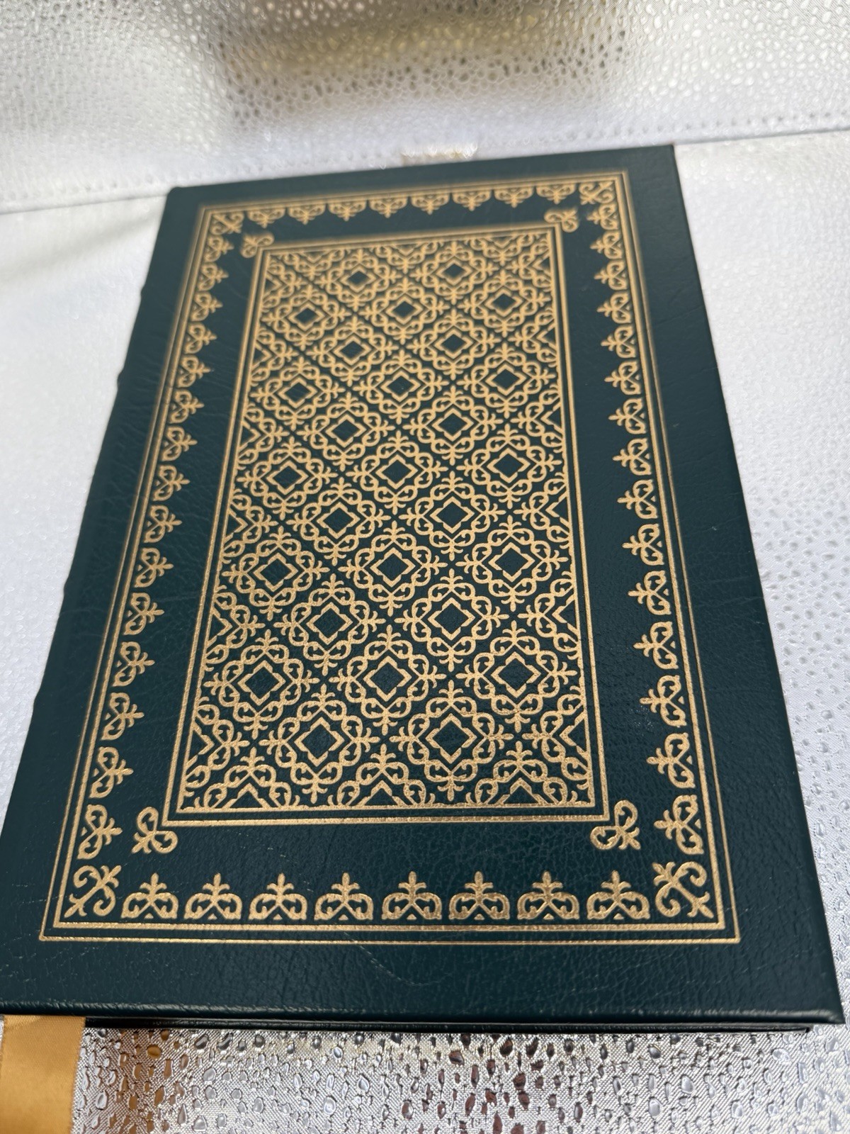 Easton Press Bagombo Snuff Box Green Leather Kurt Vonnegut Signed First Edition