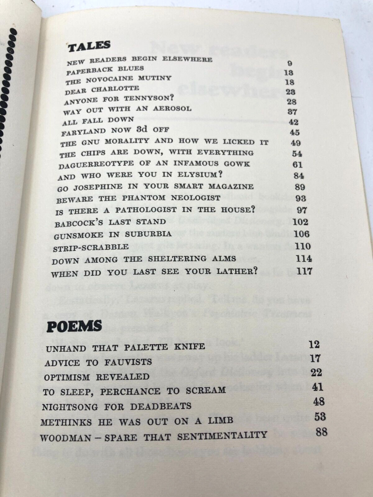 New Readers Begin Elsewhere By Jonathan Clements, Hardback – 1st Edition 1966