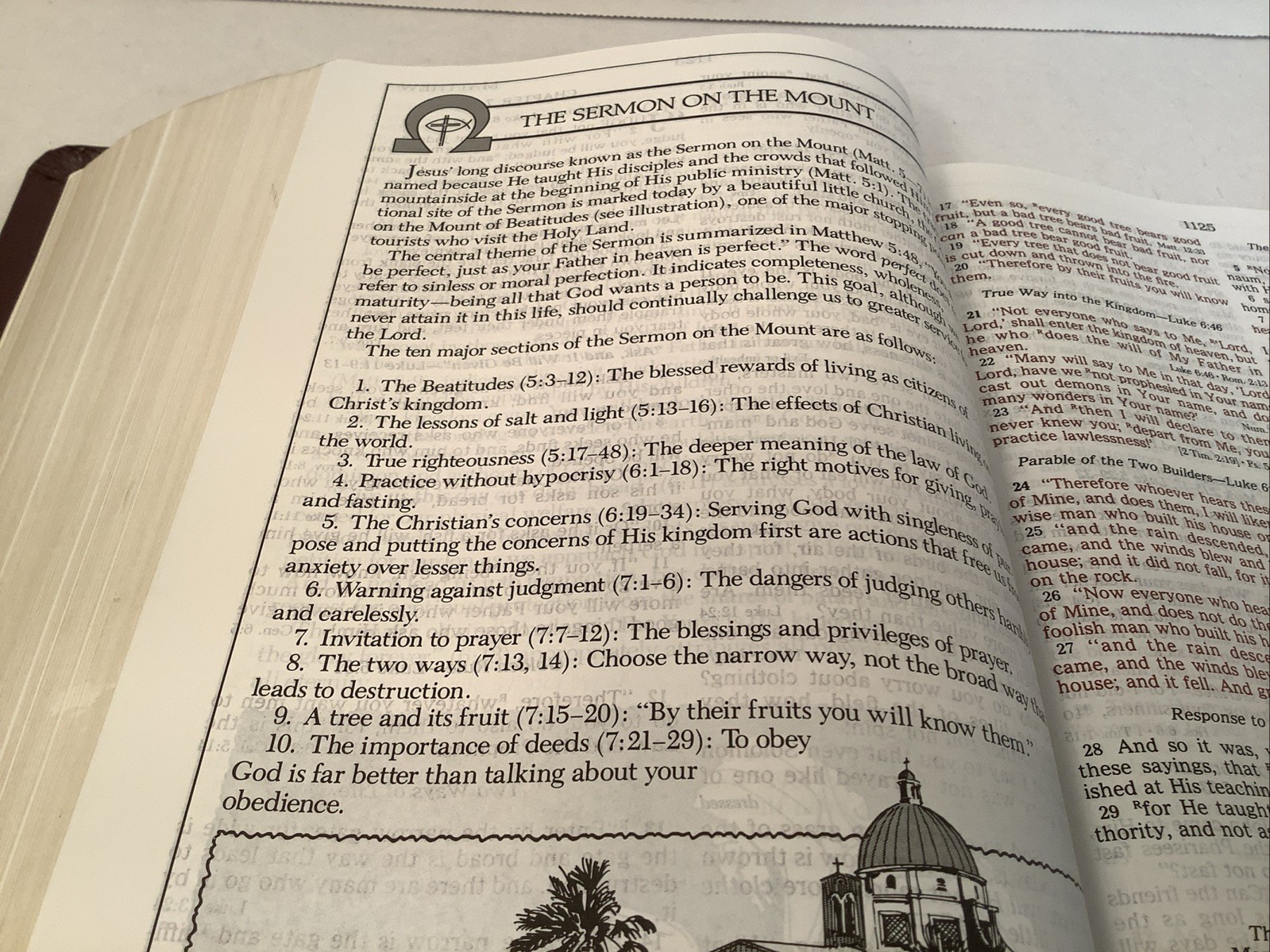 The New Open Bible NKJV Large Print Nelson New King James Bonded Leather