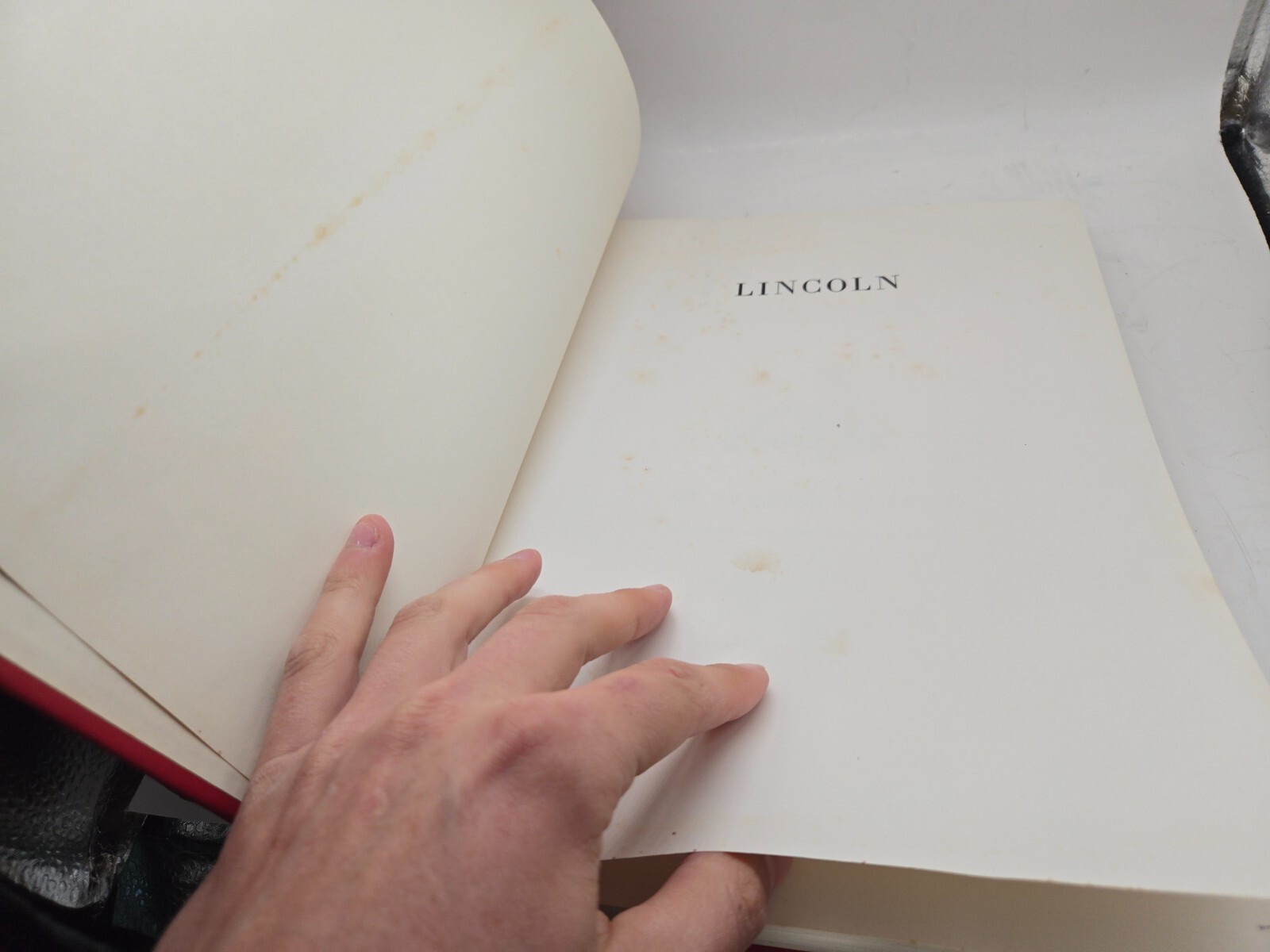 Lincoln Stefan Lorant Author’s Edition w/ slipcase Autographed by author
