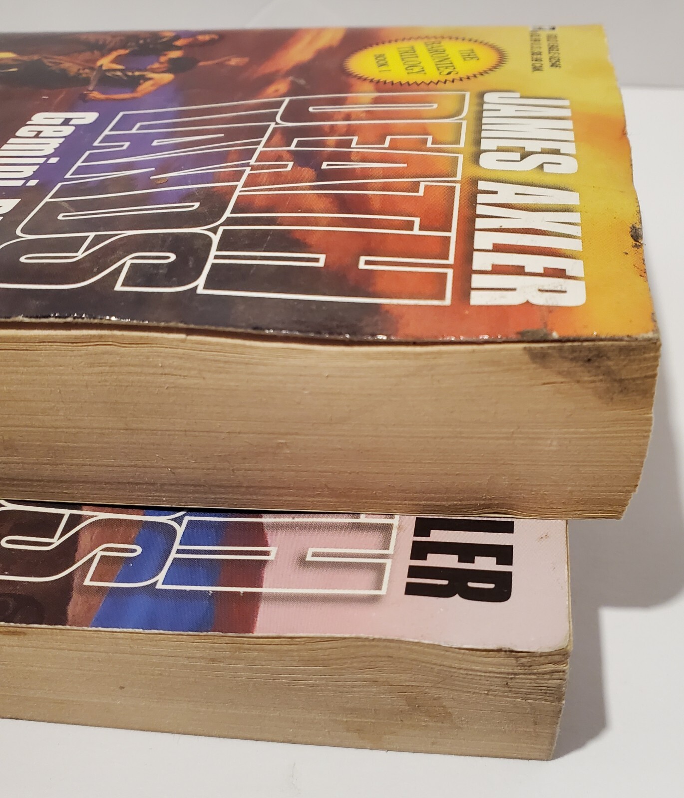 Vintage 1999 Lot Of 2 James Axler 1st Edition Books Gaia’s Demise Gemini Rising