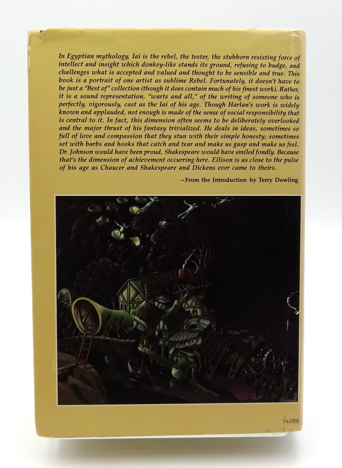 The Essential Harlan Ellison Hardcover Book Club Edition BCE HB/DJ Nemo 1987