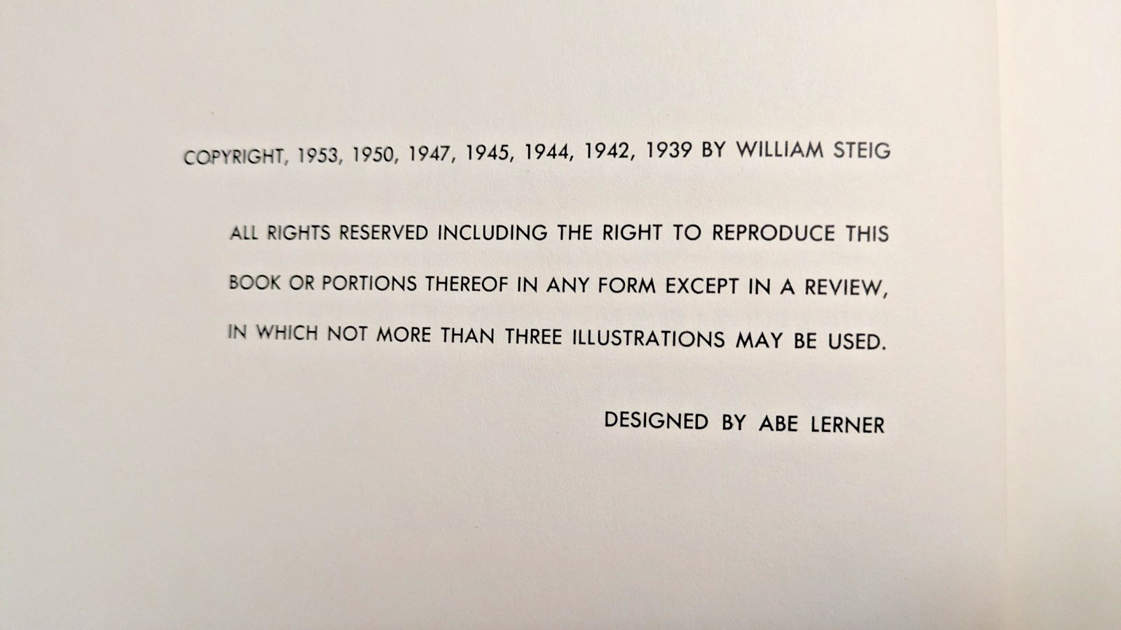 The Steig Album: 7 Books In One – William Steig 1953 HCDJ Duell Sloan Pearce