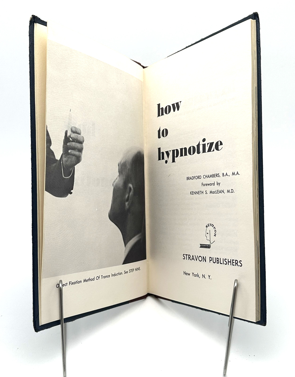 How to Hypnotize by Bradford Chambers Vintage 1957 Hardcover Book Hypnosis Guide