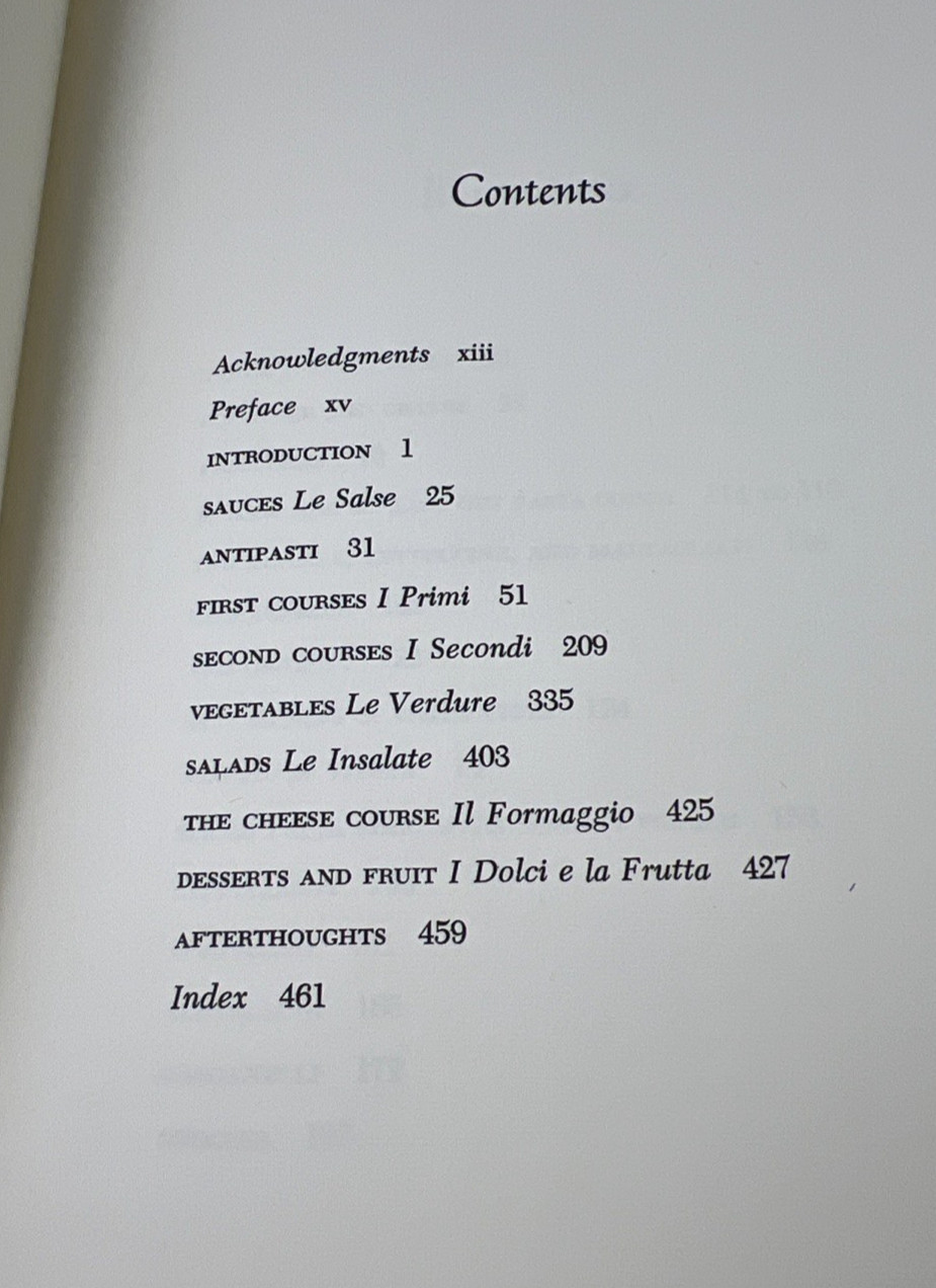 THE CLASSIC ITALIAN COOK BOOK Marcella Hazan Art Of Cooking And Eating 1980